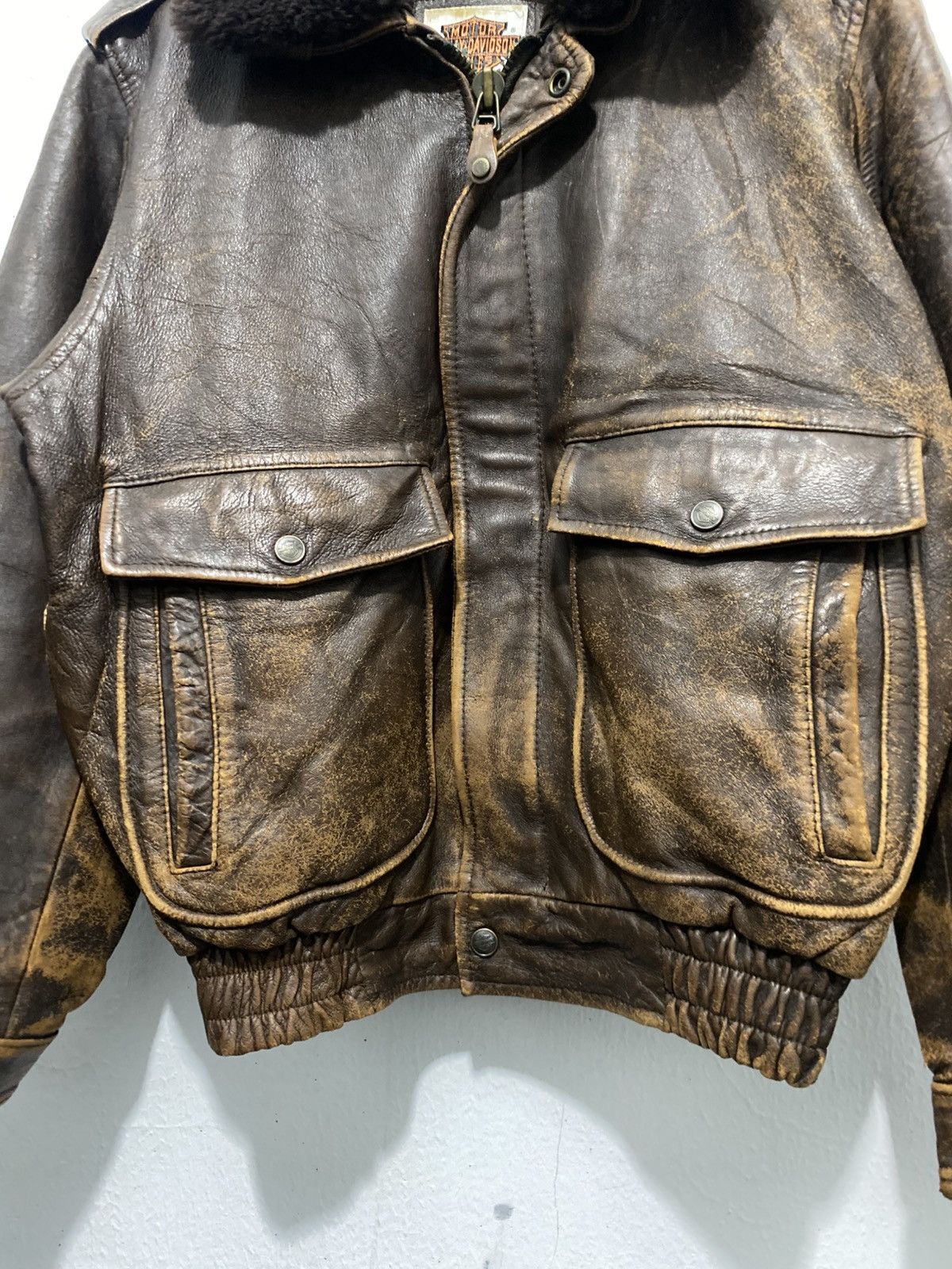 Harley Davidson Vintage Harley Davidson Leather Jacket Size US M / EU 48-50 / 2 - 3 Thumbnail