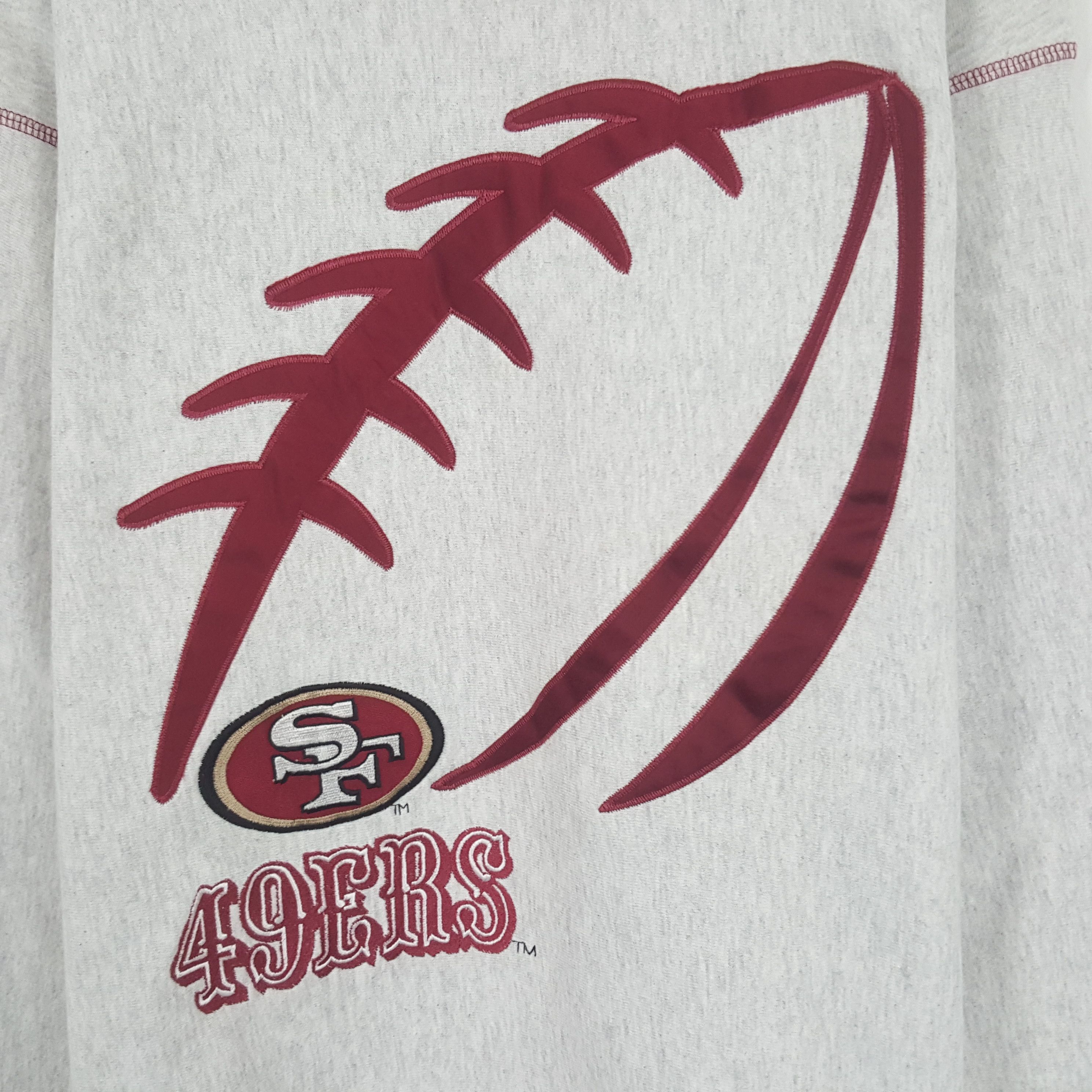 NFL × Vintage Vintage San Francisco 49 ERS Embroidery Logo Sweatshirt Size US M / EU 48-50 / 2 - 2 Thumbnail