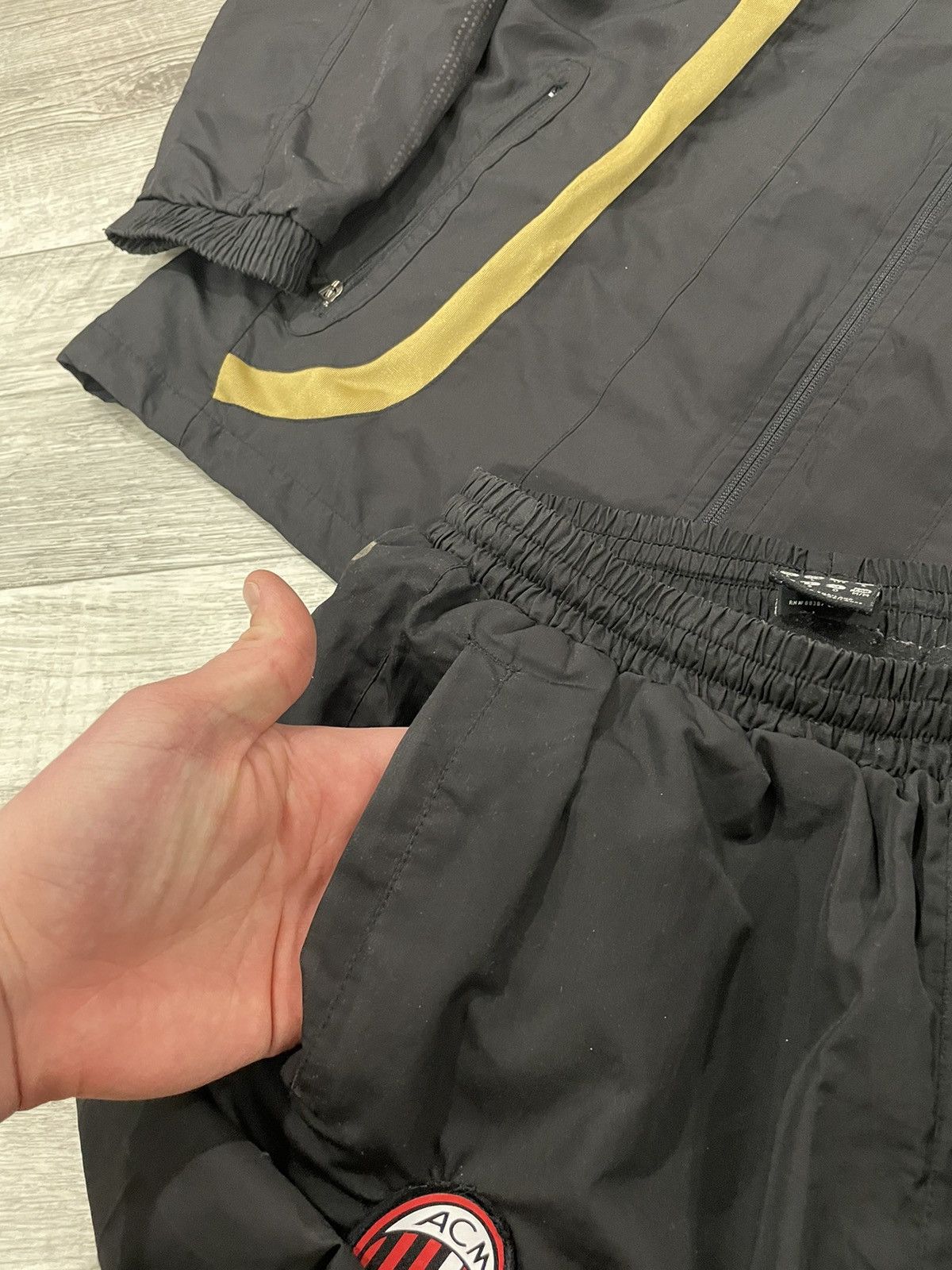 Adidas × Vintage Rare MILAN acm Adidas Y2K Nylon Track Suit pants nylon Size US M / EU 48-50 / 2 - 4 Thumbnail