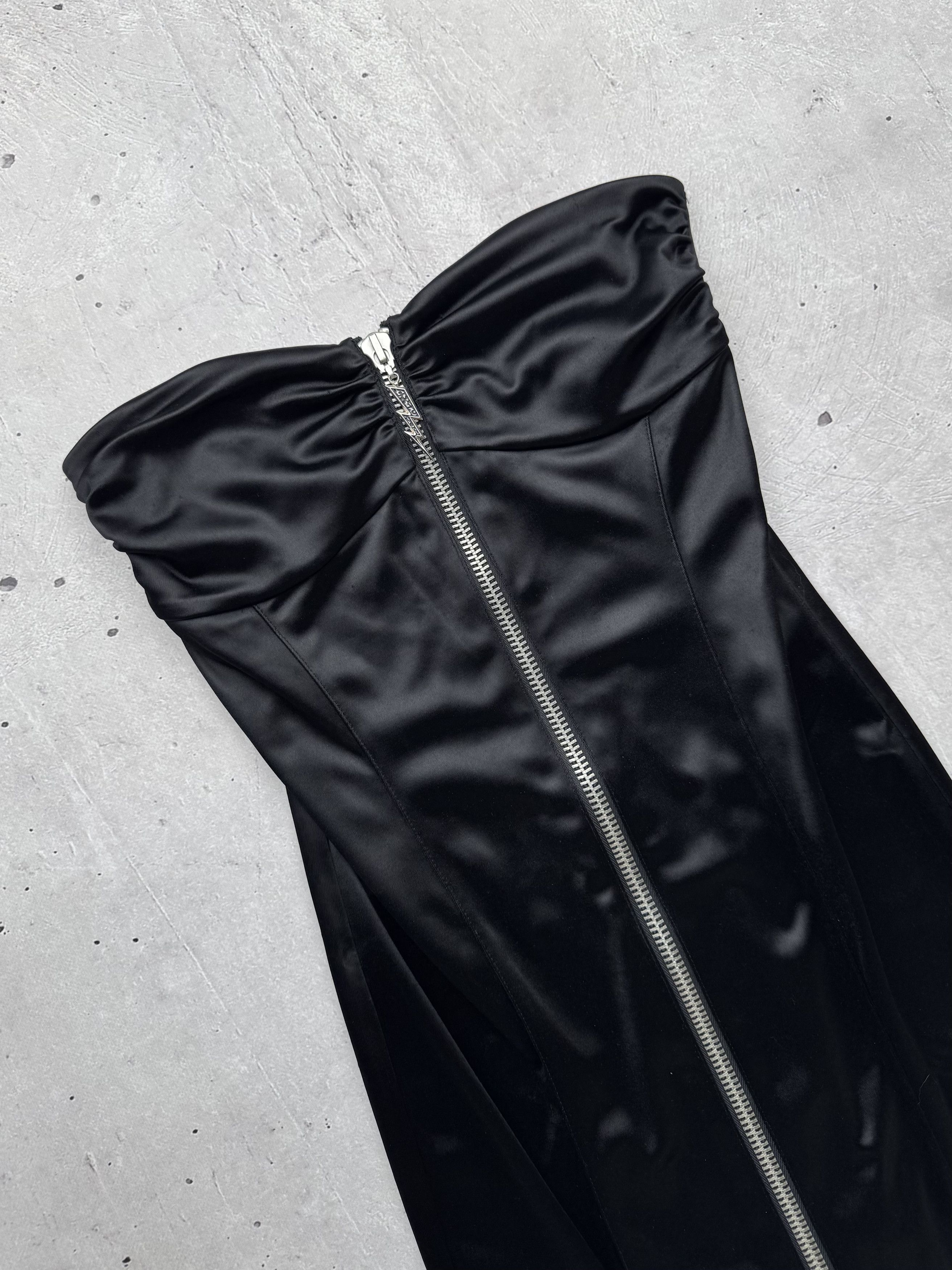Faith Connexion × Vintage Faith Connexion Vintage Full Zip Mini Dress Size M / US 6-8 / IT 42-44 - 2 Thumbnail