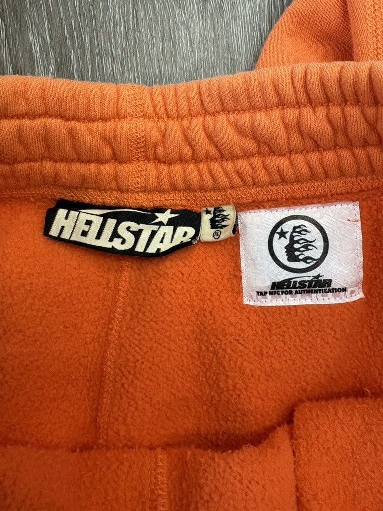 HELLSTAR XL - Hellstar "Fire Orange" Hoodie Orange Dye Size US 36 / EU 52 - 4 Thumbnail