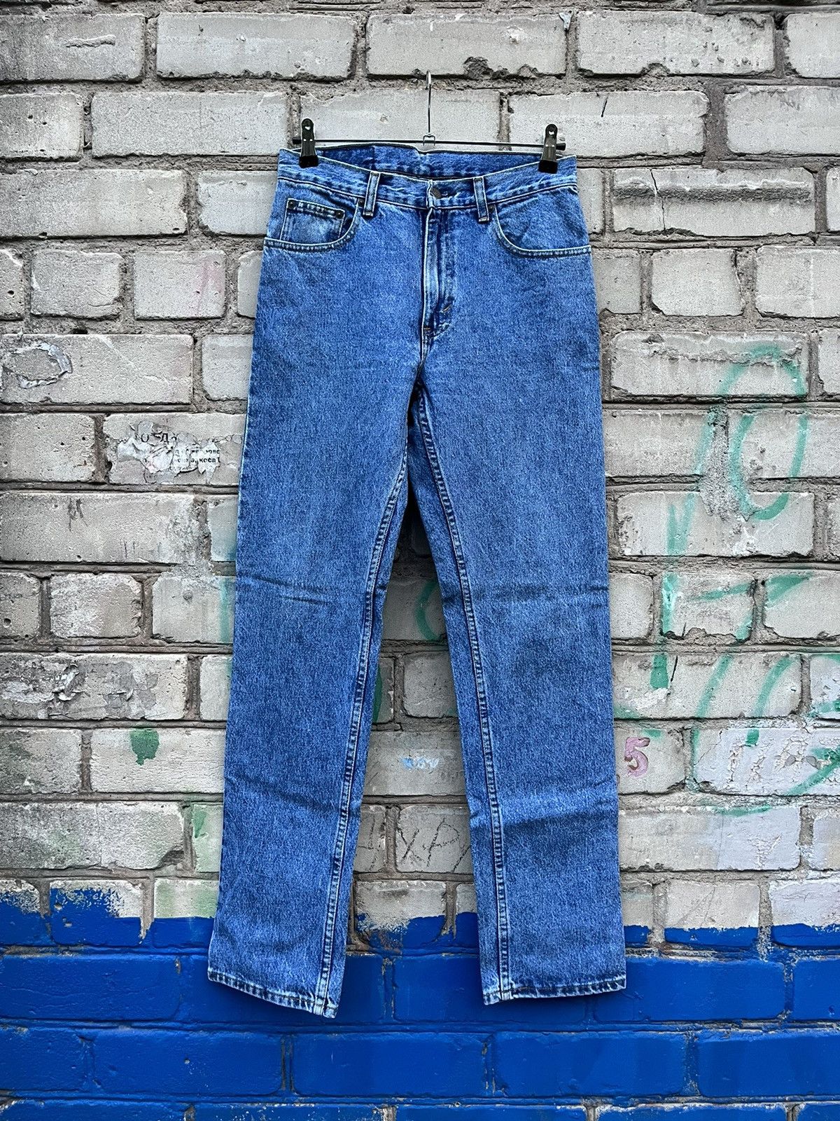 Gap Vintage 90s GAP Usa Made Blue Stone Washed Jeans Size 31 Size US 31 - 1 Thumbnail