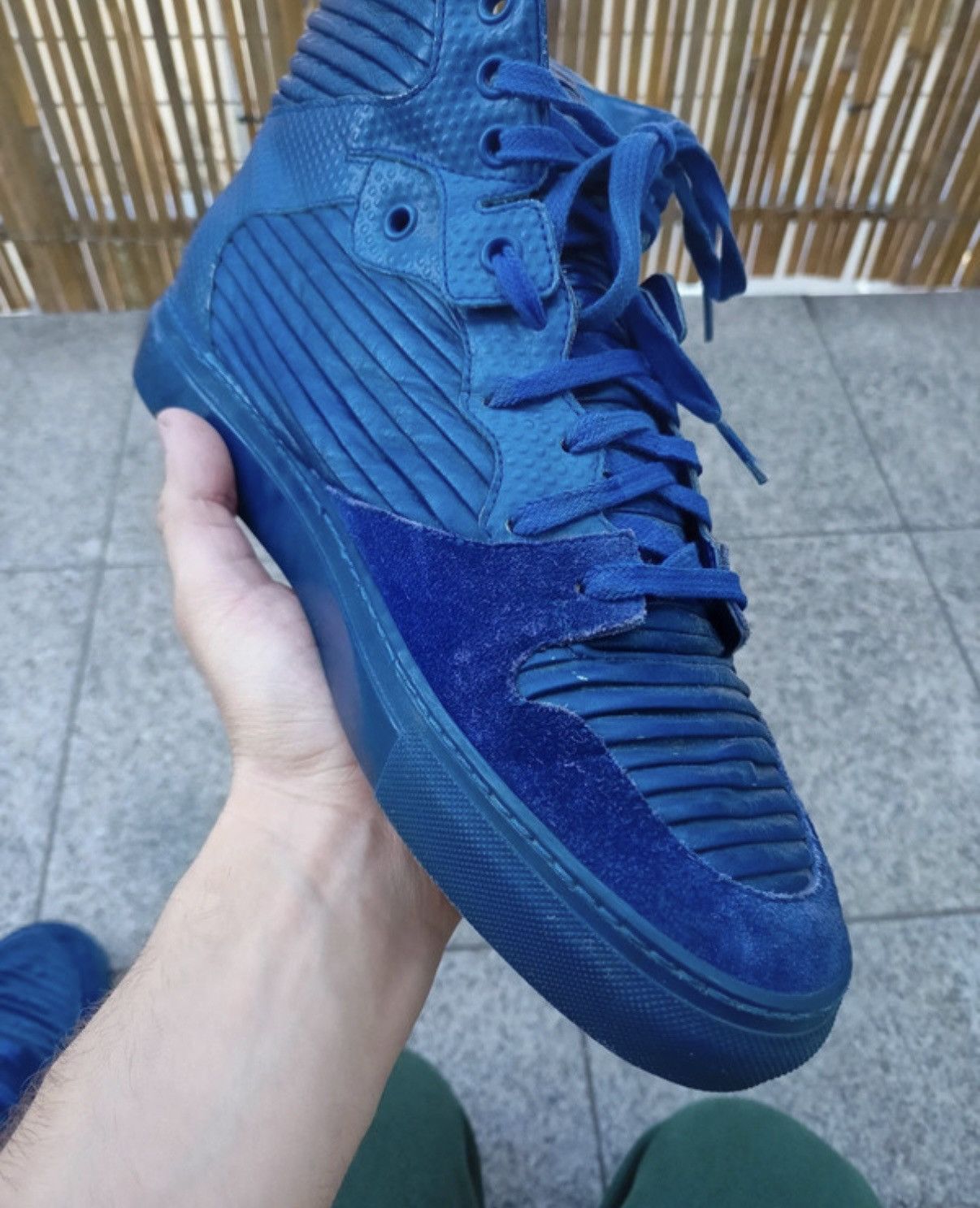 Balenciaga Balenciaga pleated high monochromes violet rare vintage Size US 7 / EU 40 - 13 Thumbnail