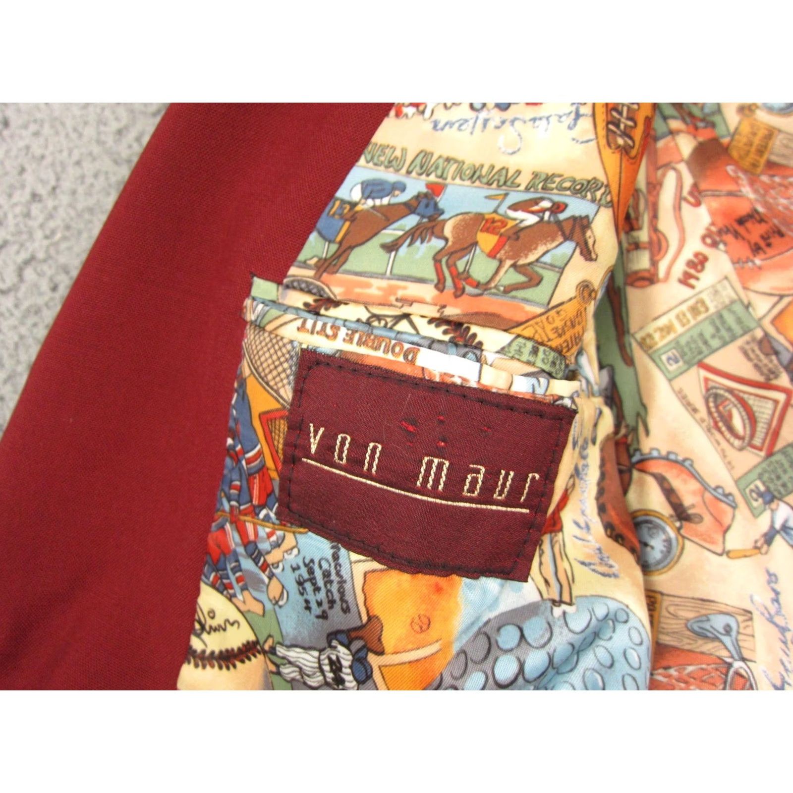 Vintage Vintage Palm Beach Blazer Mens 40 Red Coat Beach of Blazer Champions 80s Size 40R - 5 Thumbnail