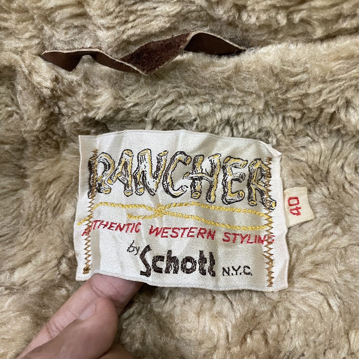 Schott Vintage Rancher By Schott N.Y.C Suede Leather Jacket Size US M / EU 48-50 / 2 - 23 Thumbnail