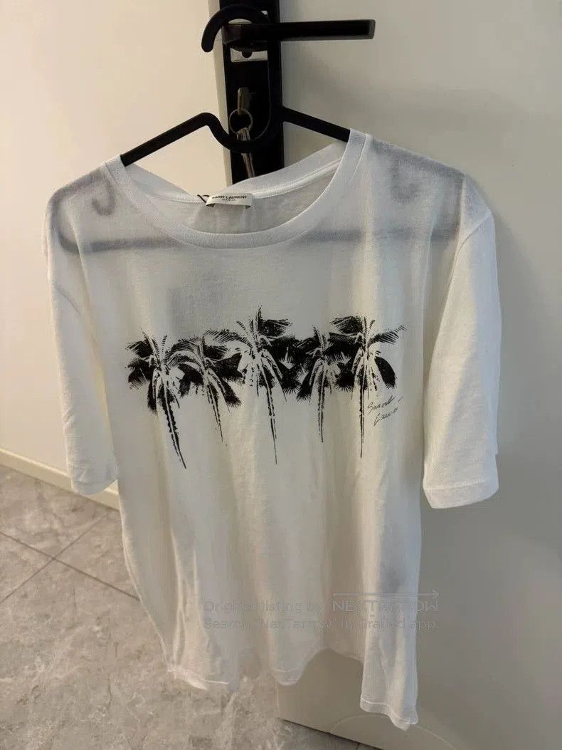 Yves Saint Laurent YSL Men's Coconut Tree Print T. Size US S / EU 44-46 / 1 - 1 Thumbnail