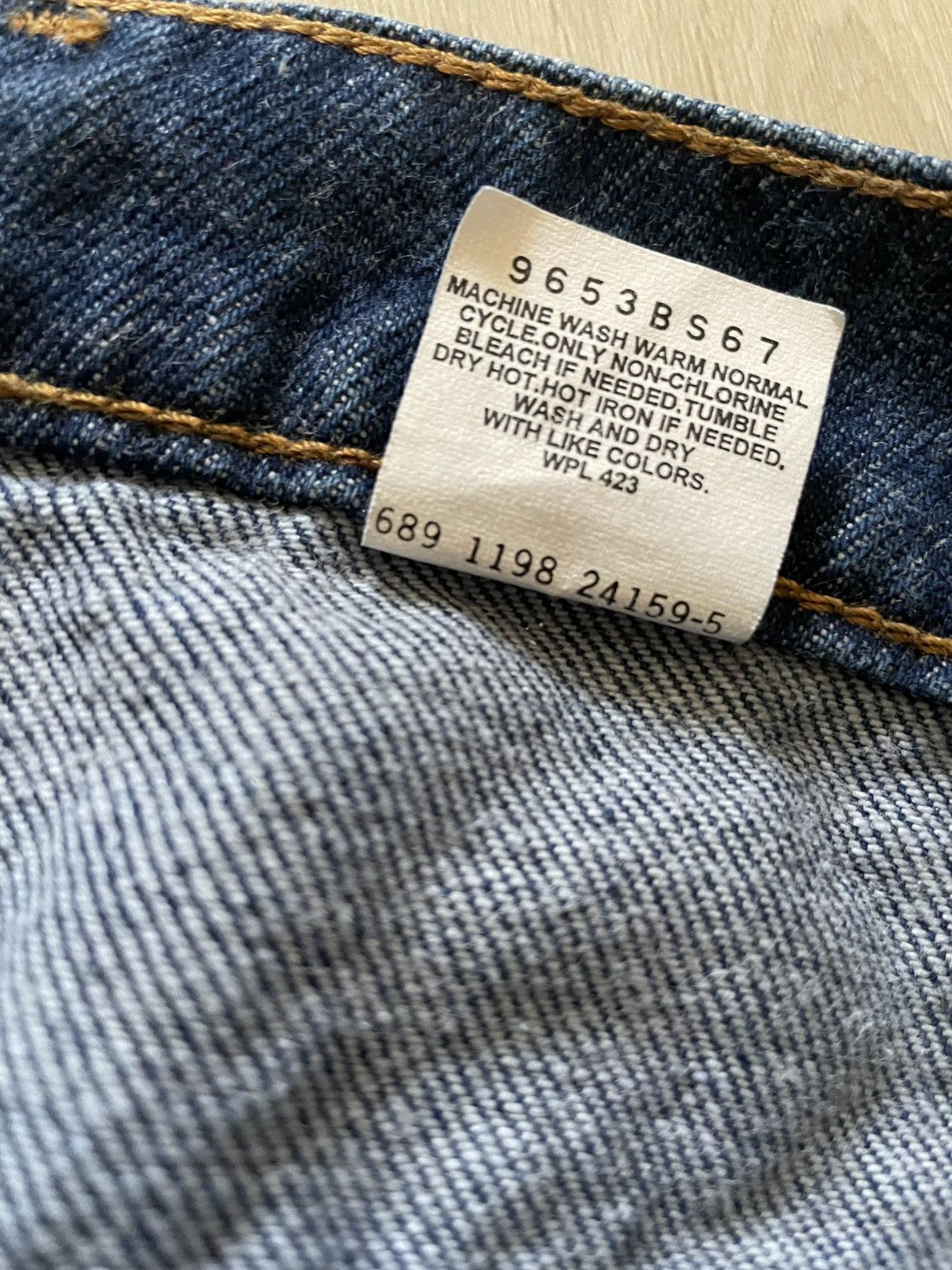 Levi's VTG 90s Levis 505 Regular Fit Straight Leg Sz 36x30 Size US 36 / EU 52 - 7 Thumbnail