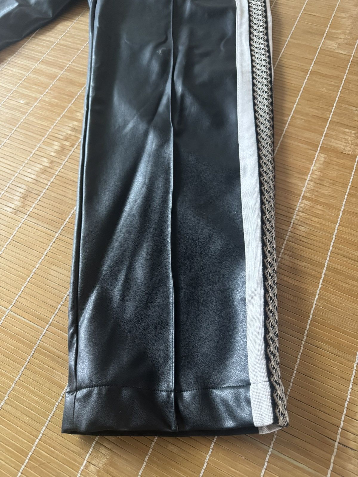 Sasquatchfabrix Black faux leather pants Size US 29 - 3 Thumbnail