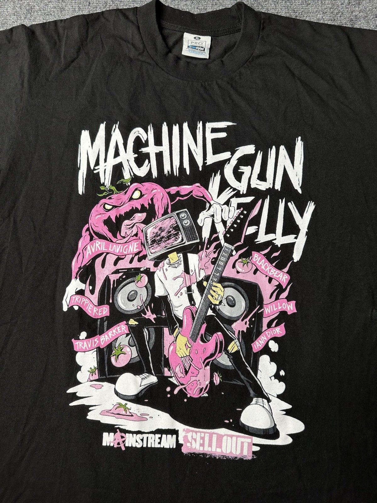 Other Mens T-Shirt Machine Gun Kelly Mainstream Sellout 2022 Sz XL Size US XL / EU 56 / 4 - 3 Thumbnail