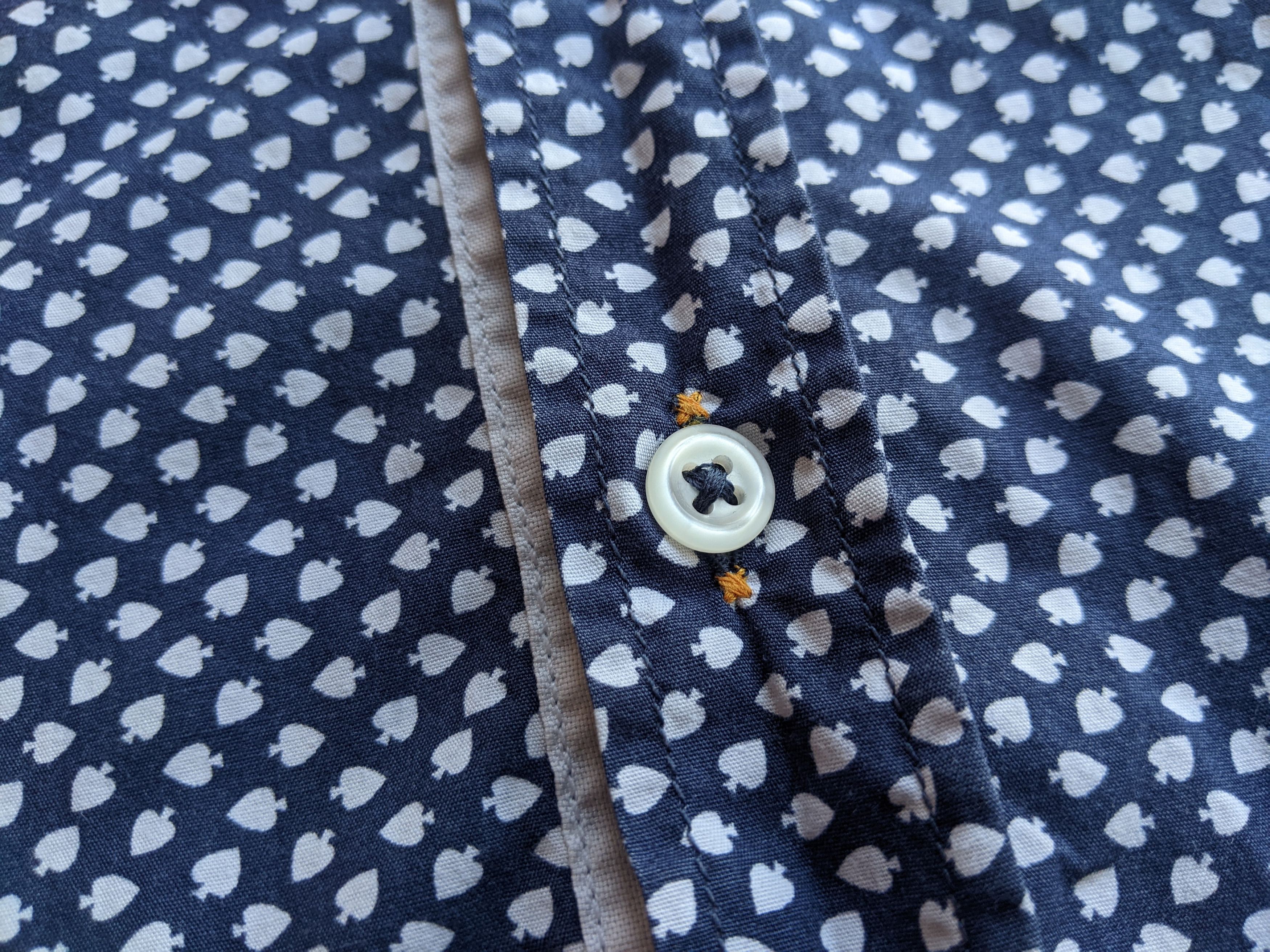 Hugo Boss × Vintage Hugo Boss Orange EslimE Vintage Shirt Printed Monogram Size US S / EU 44-46 / 1 - 6 Thumbnail