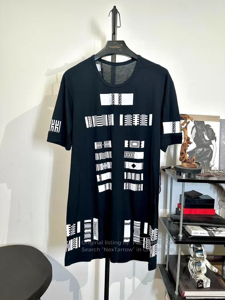 Boris Bidjan Saberi Boris Bidjan Saberi Printed crewneck short sleeve t-shirt| Size US XL / EU 56 / 4 - 1 Thumbnail