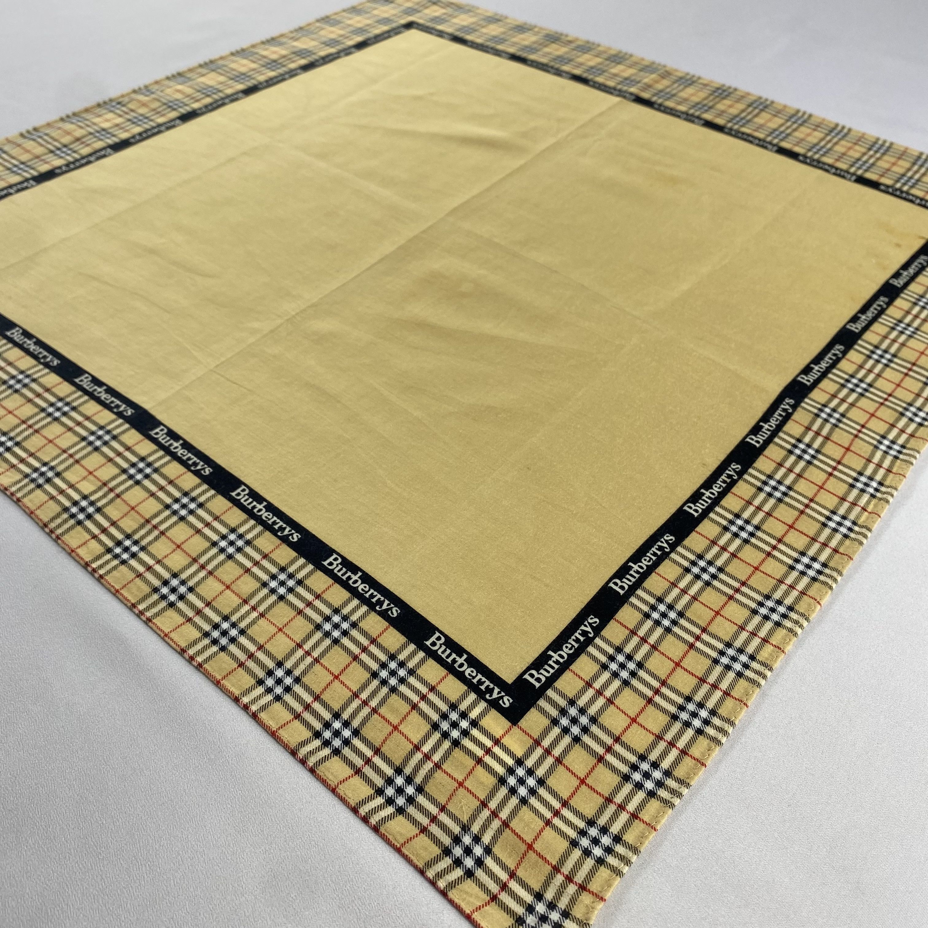 Burberry × Vintage Burberry Handkerchief / Neckerchief / Bandana-P1613 Size ONE SIZE - 2 Thumbnail