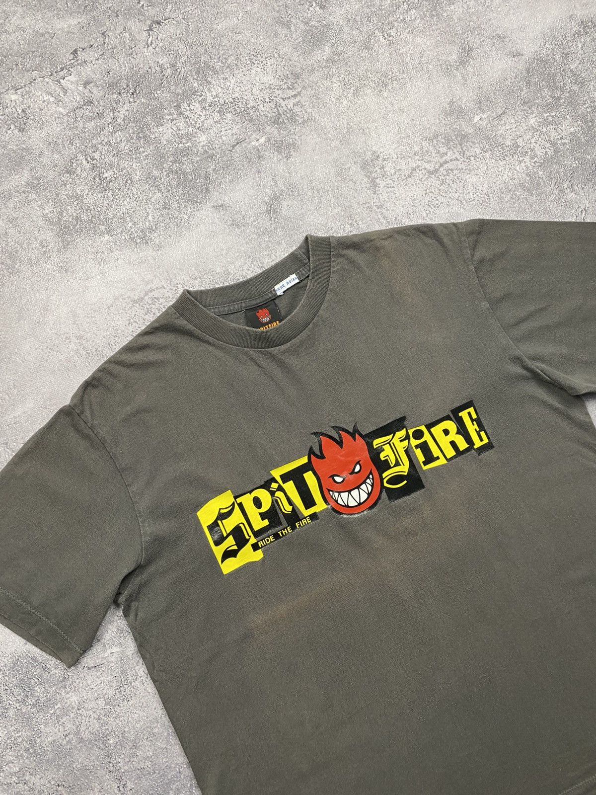 Spitfire Vintage Spitfire Skateboards T-Shirt Rare Spellout Logo Tee Size US L / EU 52-54 / 3 - 6 Thumbnail