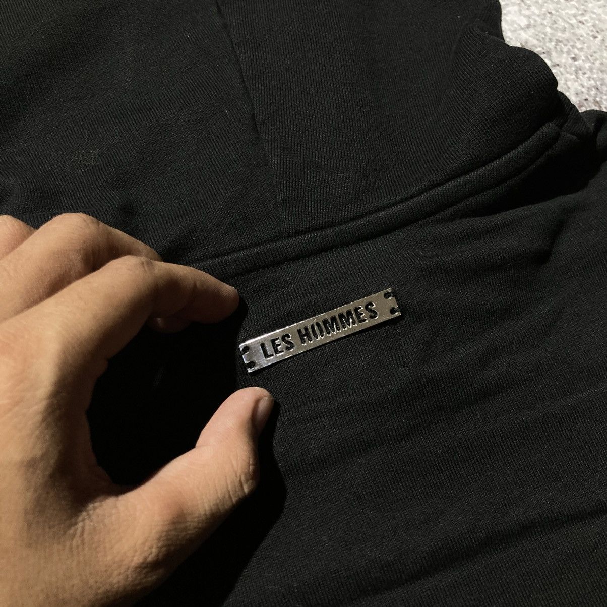 Japanese Brand 2000s Les Hommes Grunge Gothic Punk Style Hoodie Black Size US L / EU 52-54 / 3 - 12 Thumbnail