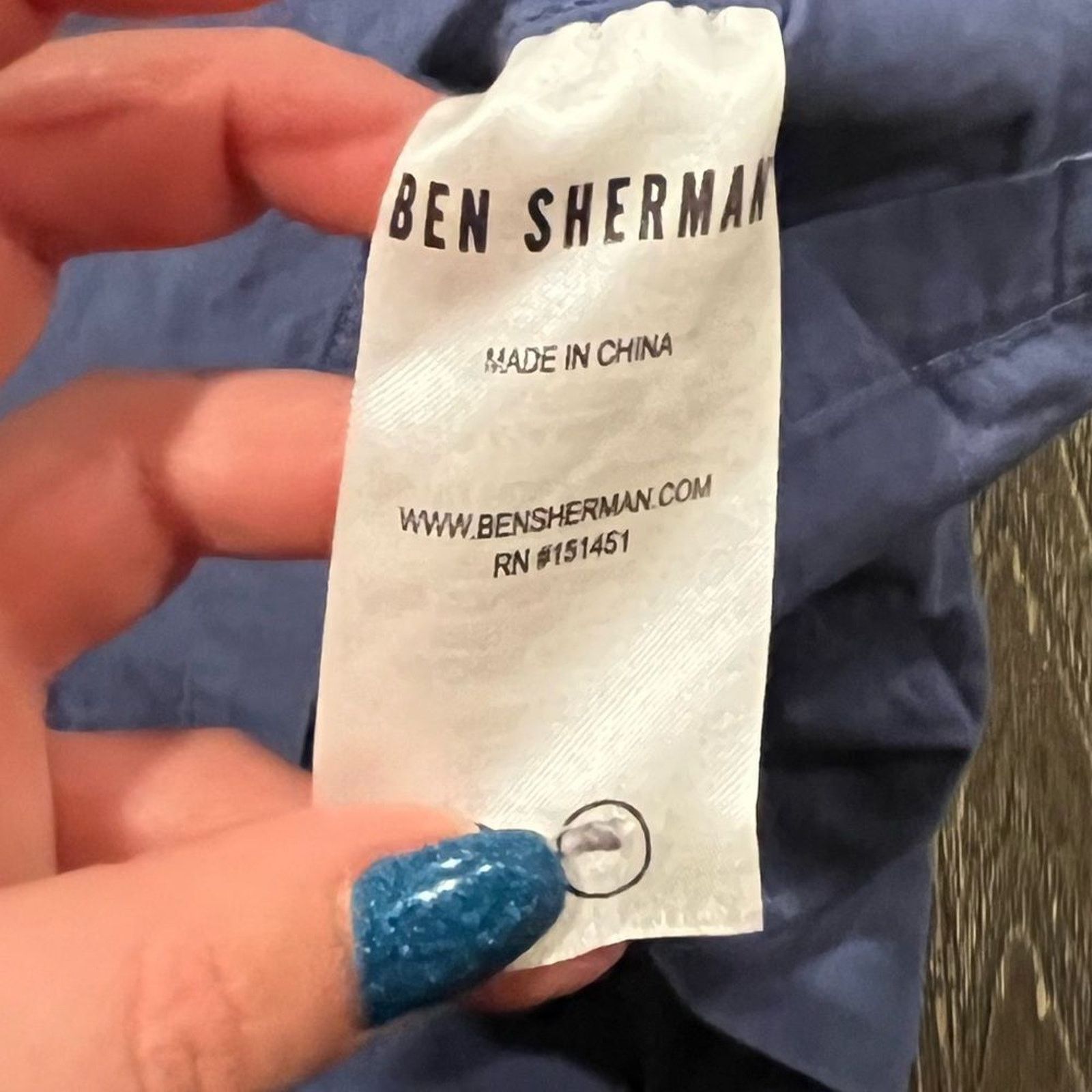 Ben Sherman Ben Sherman Full Zip Shirt Jacket Point Collar Chest Size M Size US M / EU 48-50 / 2 - 3 Thumbnail