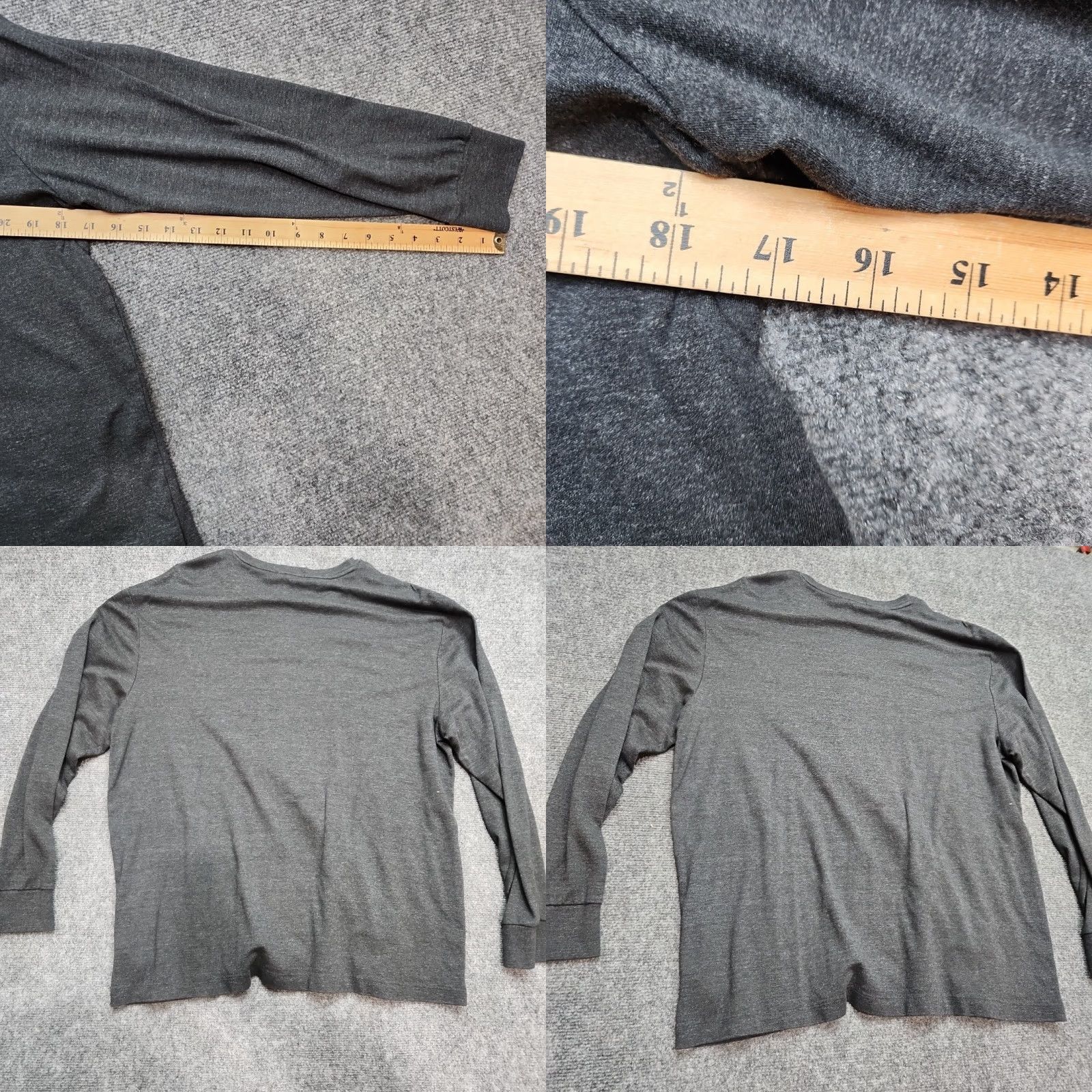 Polo Ralph Lauren Polo Ralph Lauren Shirt Men XL Dark Gray Long Classic Fit T-Shirt Size US XL / EU 56 / 4 - 9 Thumbnail
