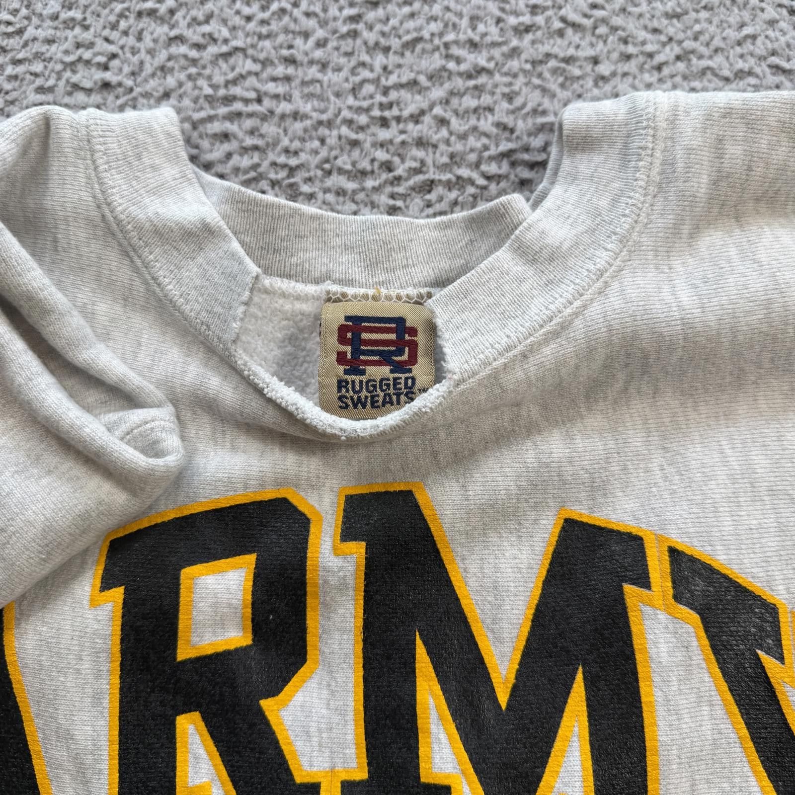 Other Vintage 90s Army Football Crewneck Sweatshirt Rugged Sweats Size US L / EU 52-54 / 3 - 6 Thumbnail