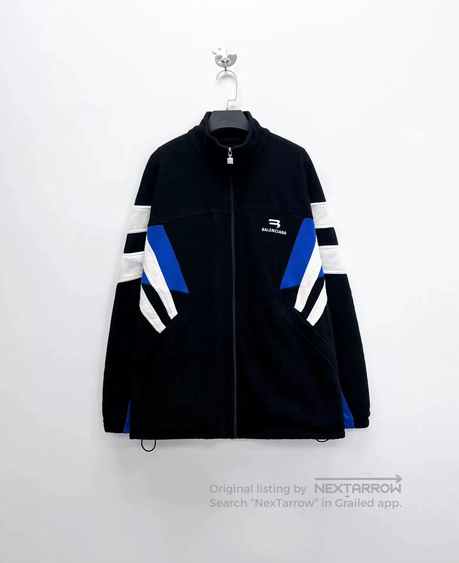 Balenciaga balenciaga black and blue zip jacket. Size US XS / EU 42 / 0 - 1 Thumbnail
