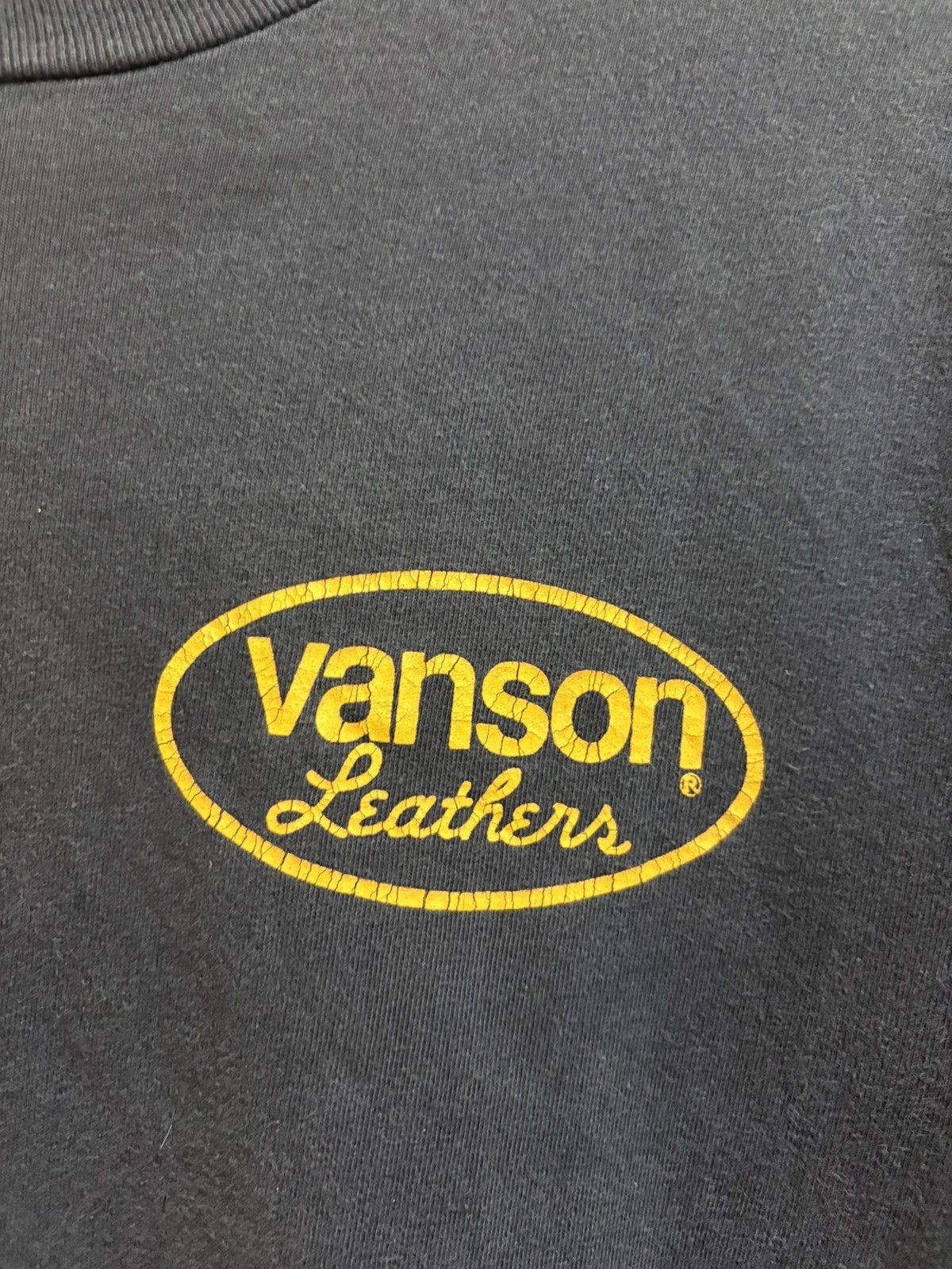 Vanson Leathers Vintage Vanson Leathers Spell Out Star Logo Sleeve Print Size US M / EU 48-50 / 2 - 8 Thumbnail