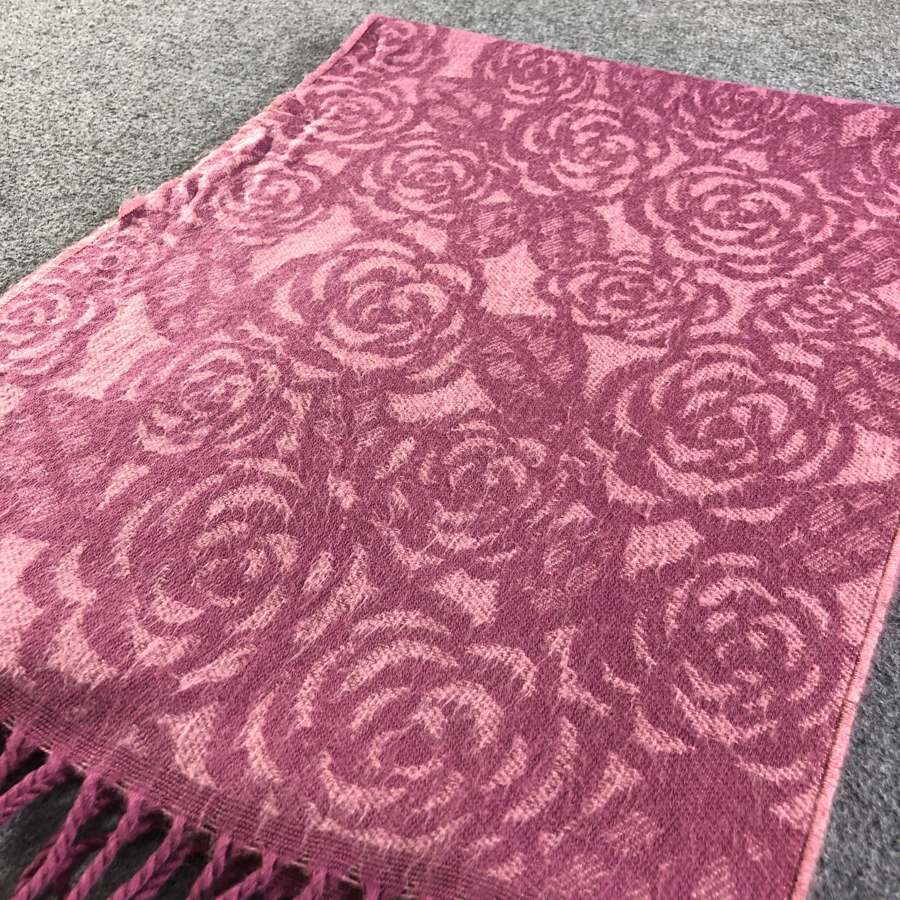 Hanae Mori Hanae Mori Floral Scarf Muffler V1881 Size ONE SIZE - 3 Thumbnail