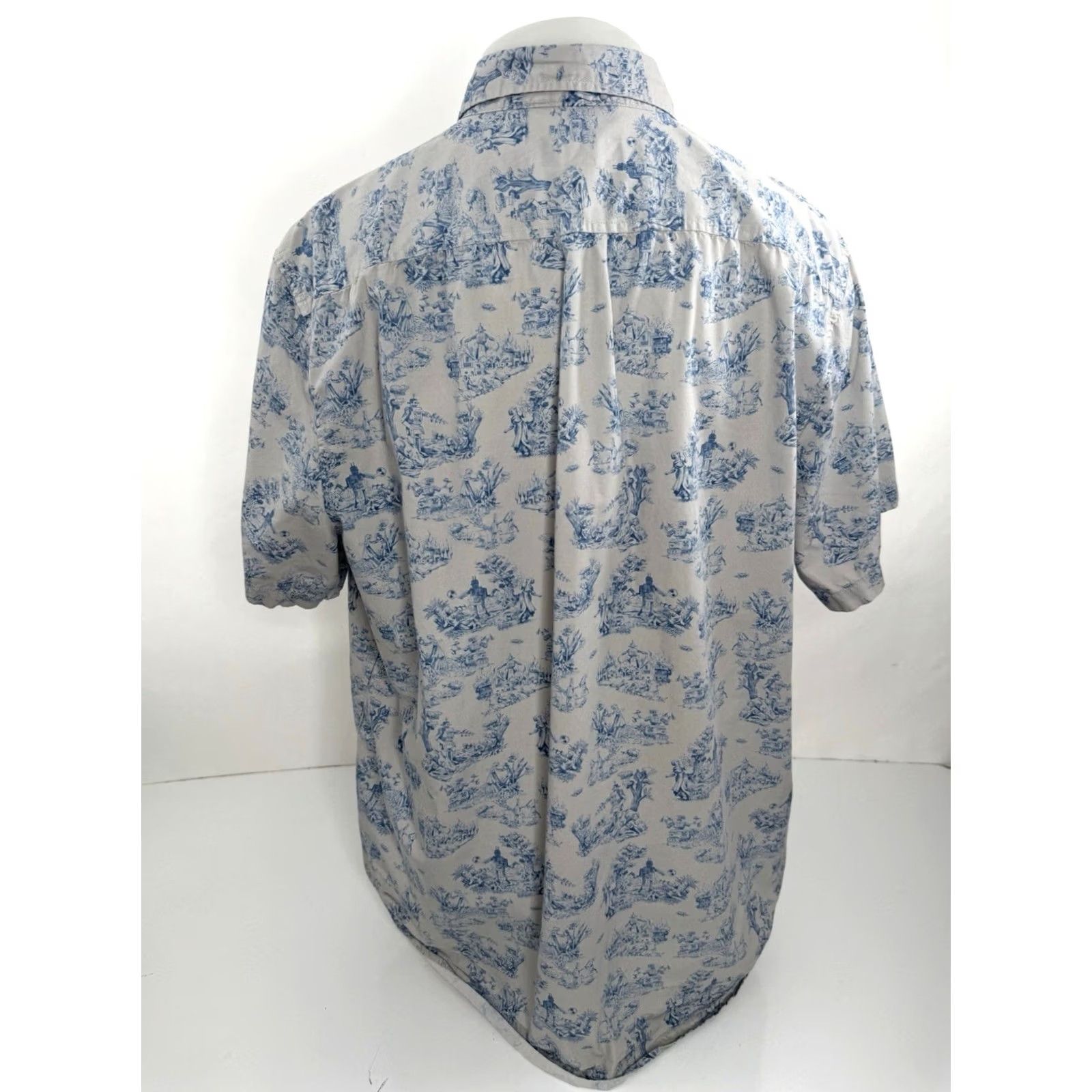 Vintage BETABRAND Shirt ALIENS ATTACKING Camp ROBOT Amish Victorians XXL / XXXL Gray / Blue Mens Size US XXL / EU 58 / 5 - 6 Thumbnail