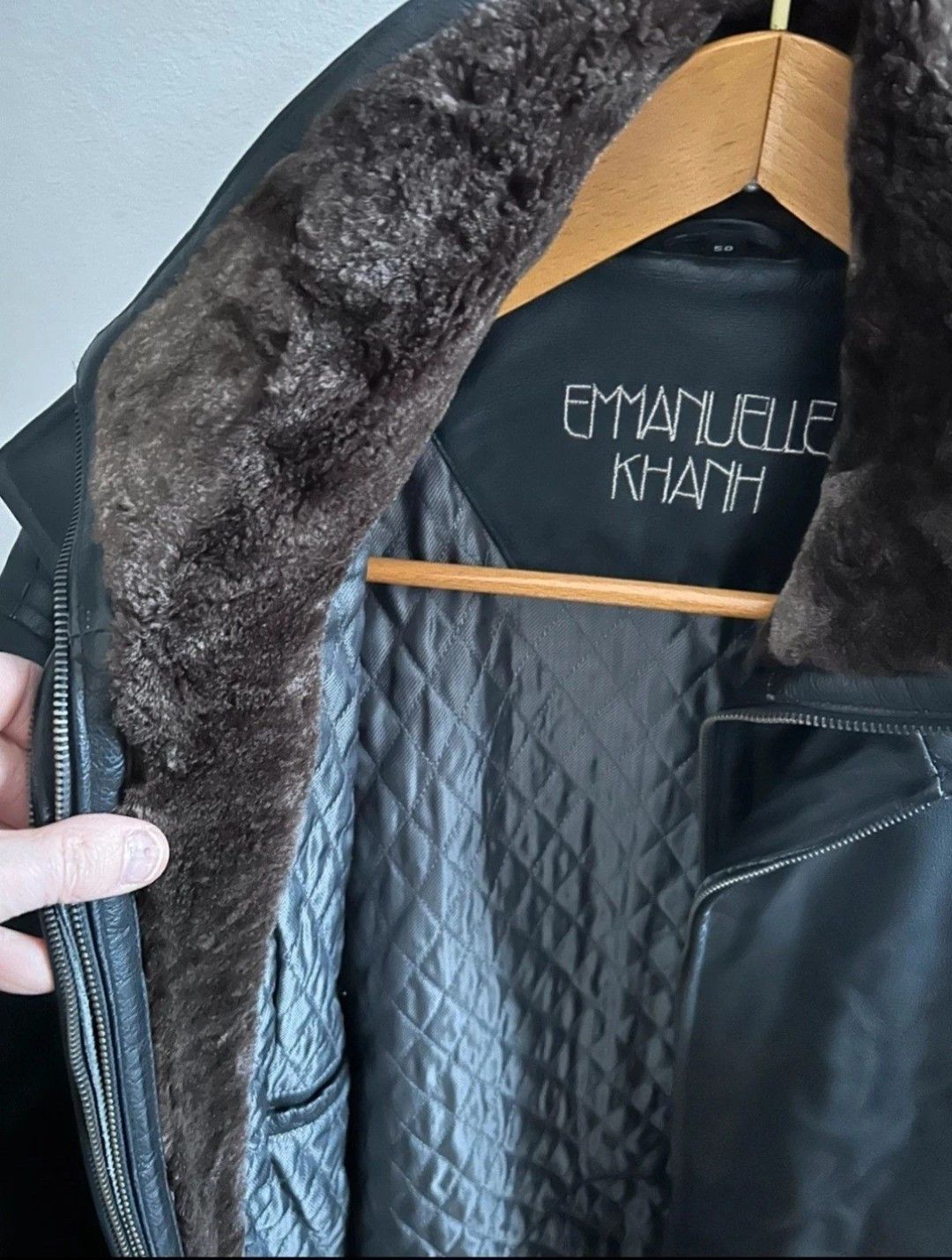 Emmanuelle Khanh Leather Jacket Emmanuelle Khanh Size US M / EU 48-50 / 2 - 2 Thumbnail