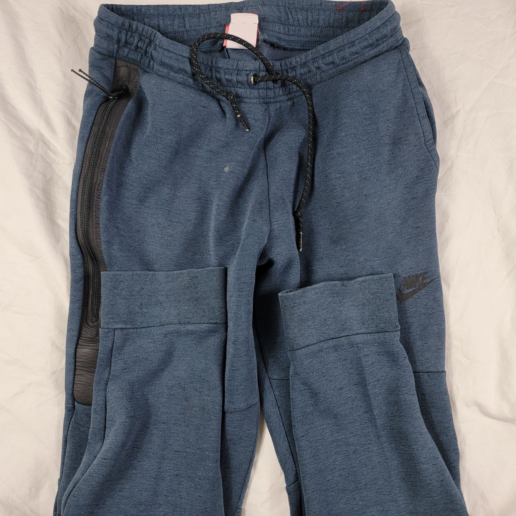 Nike Nike Tech Fleece Mens Medium Blue Sweat Pants Joggers Casual Size US 40 / EU 56 - 3 Thumbnail