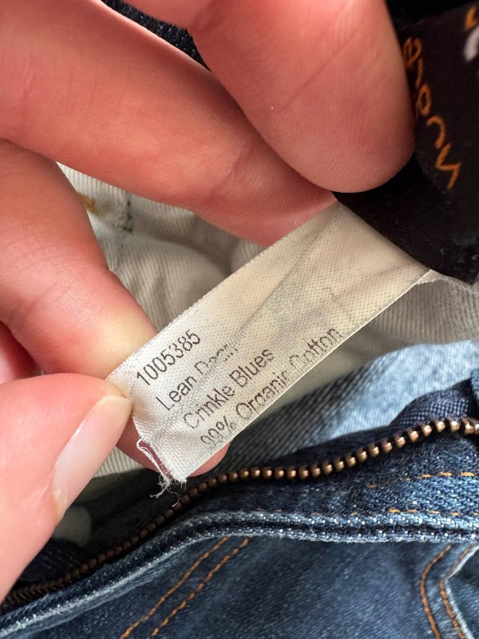 Nudie Jeans Nudie Jeans Lean Dean Crinkle Blues Denim Pants Size US 30 / EU 46 - 9 Thumbnail