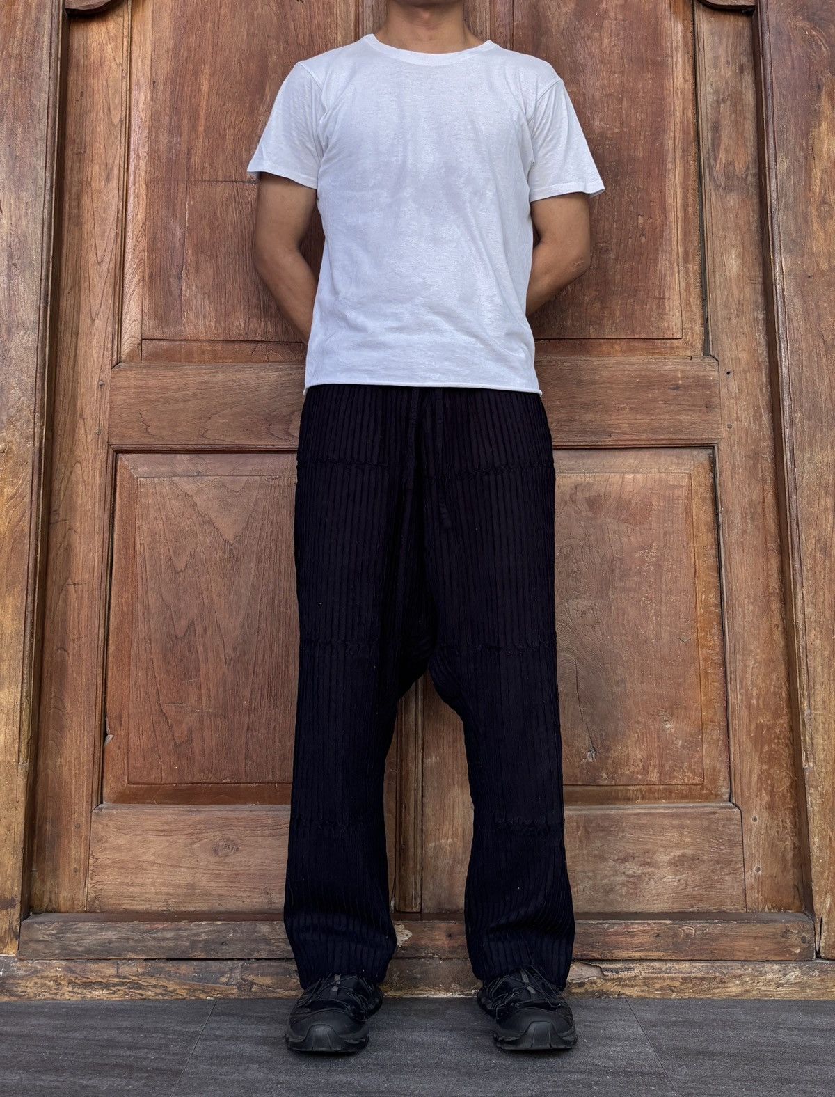 Issey Miyake Haat Reconstructed Relaxed Pants - 30” Size US 30 / EU 46 - 1 Thumbnail