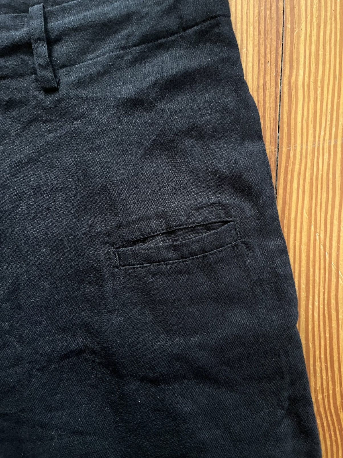 Yohji Yamamoto Yohji Yamamoto Y’s Gauze Linen Balloon Pants Black Size US 31 - 3 Thumbnail