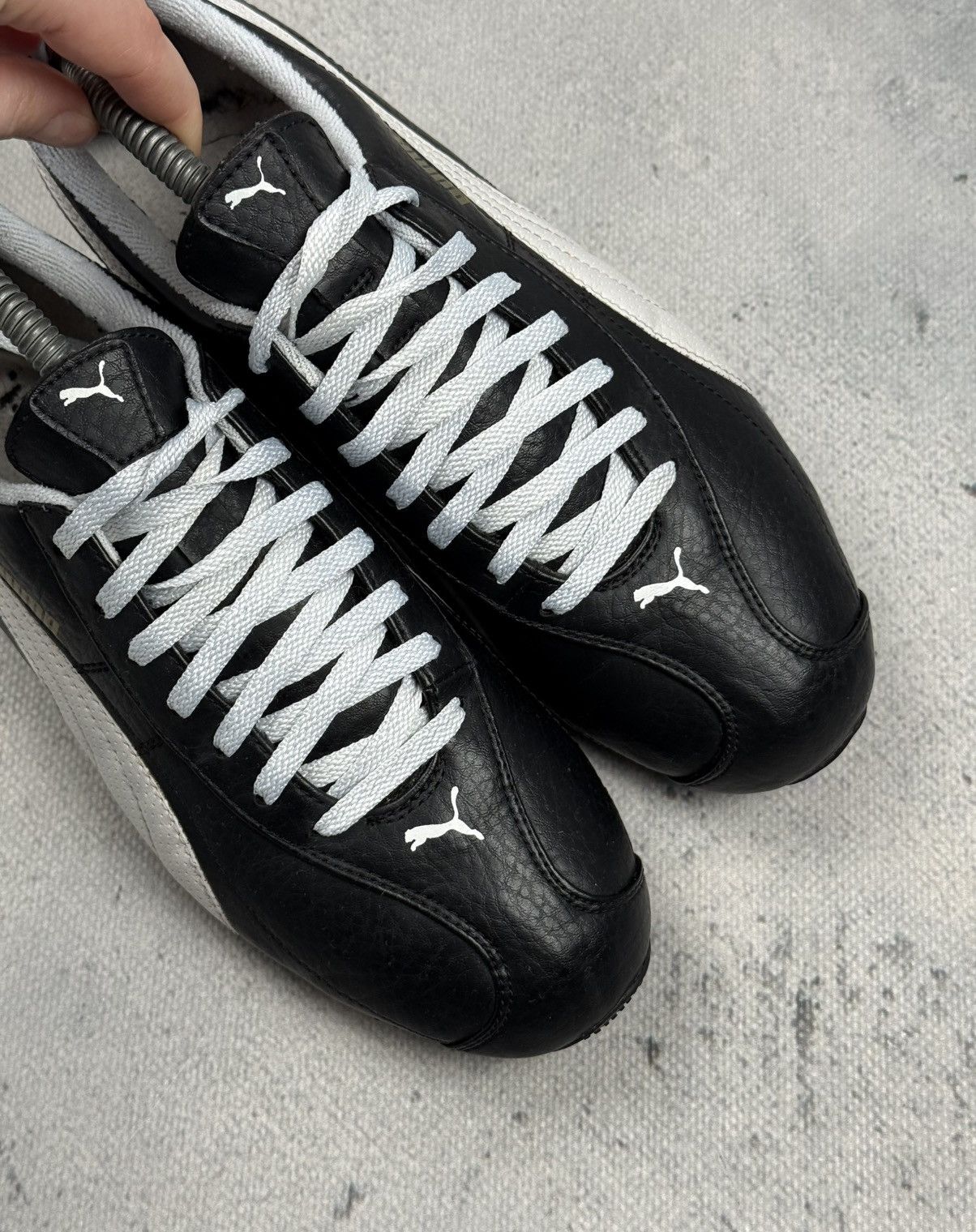 Puma Vintage Puma Esito TL JR Black White Leather Sneakers y2k Size US 6 / IT 36 - 11 Thumbnail