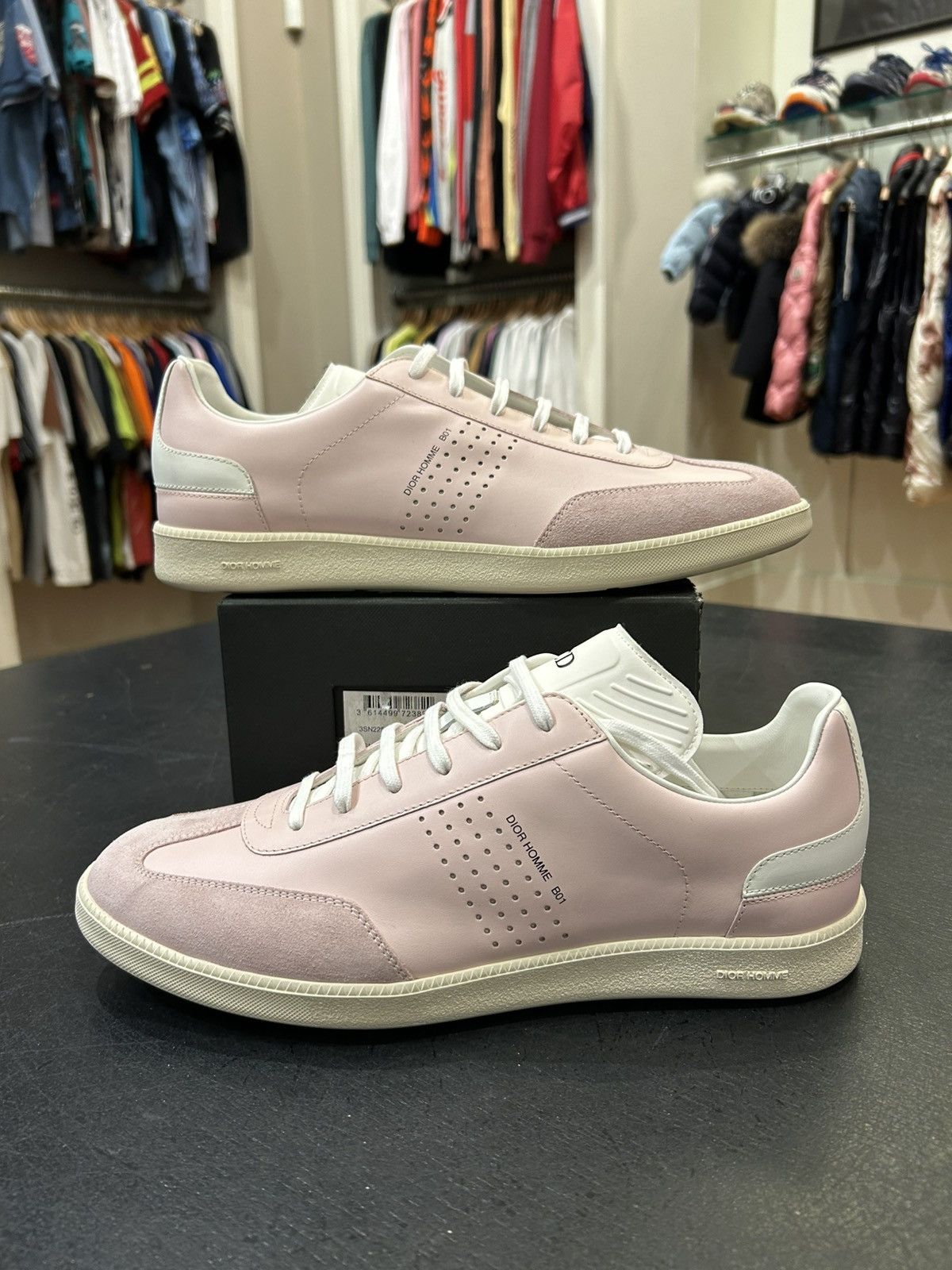 Dior Dior B01 Low Top Sneakers Pink Size US 11 / EU 44 - 1 Thumbnail