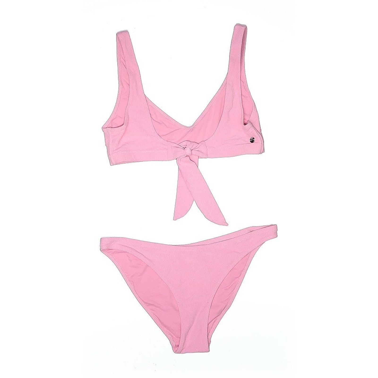 Other Understatement Pink Scoop Bikini Top Bottoms Set Candy Pink Size ONE SIZE - 3 Thumbnail