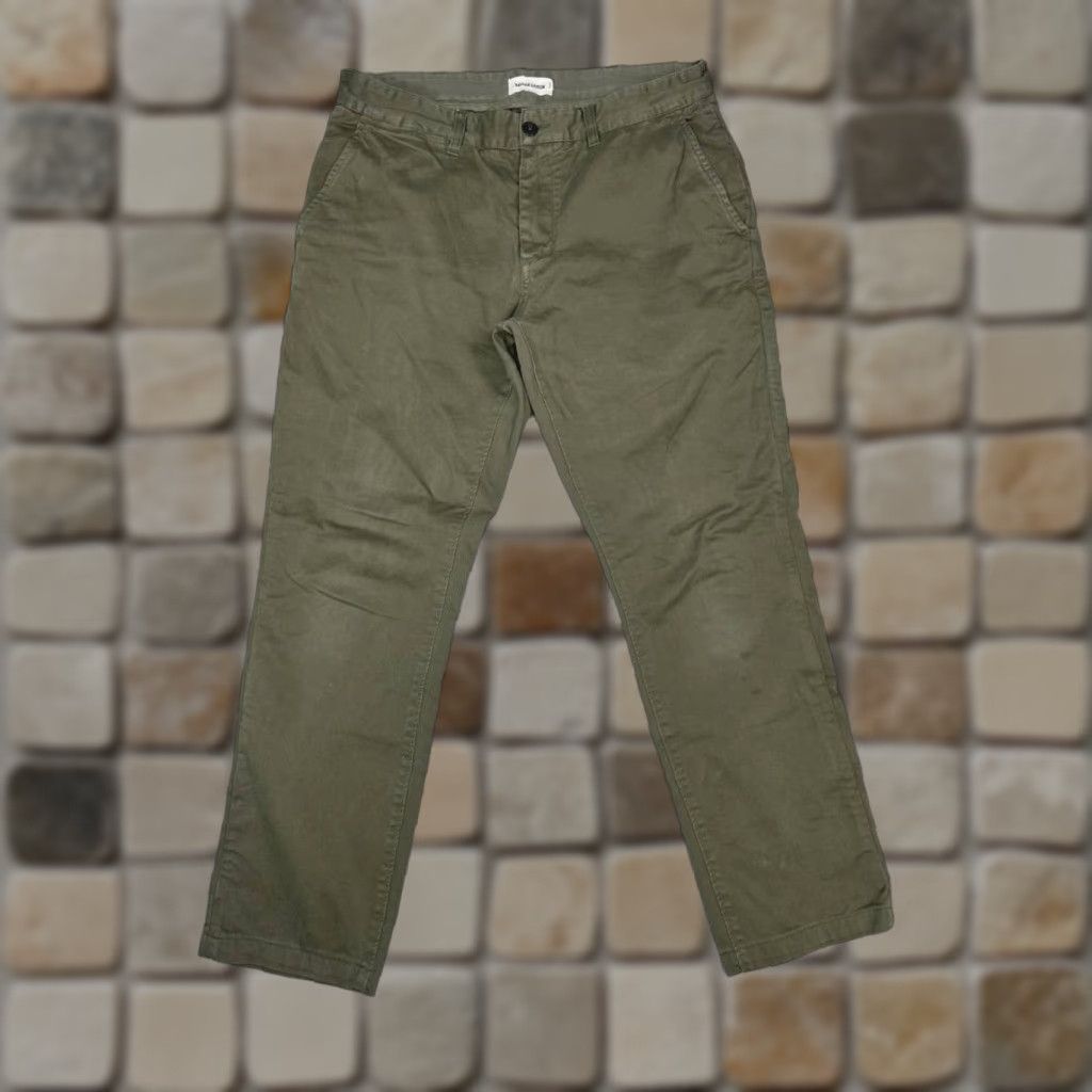 Taylor Stitch Taylor Stitch Chino Pants Mens 32 Green Cotton Slim Fit Mid Rise Straight Leg Size US 32 / EU 48 - 1 Thumbnail