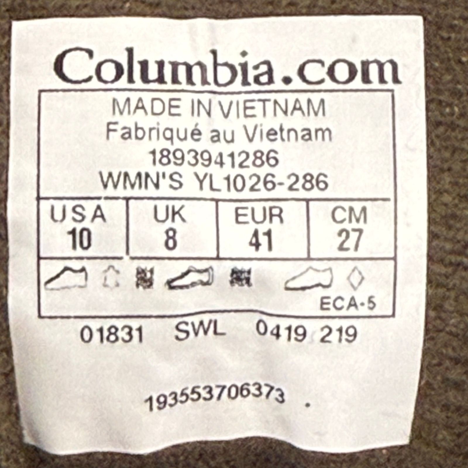 Columbia COLUMBIA Women’s 10 SUPER RARE BUGABOOT 3 OMNI-HEAT ELK RED Size US 10 / IT 40 - 7 Thumbnail