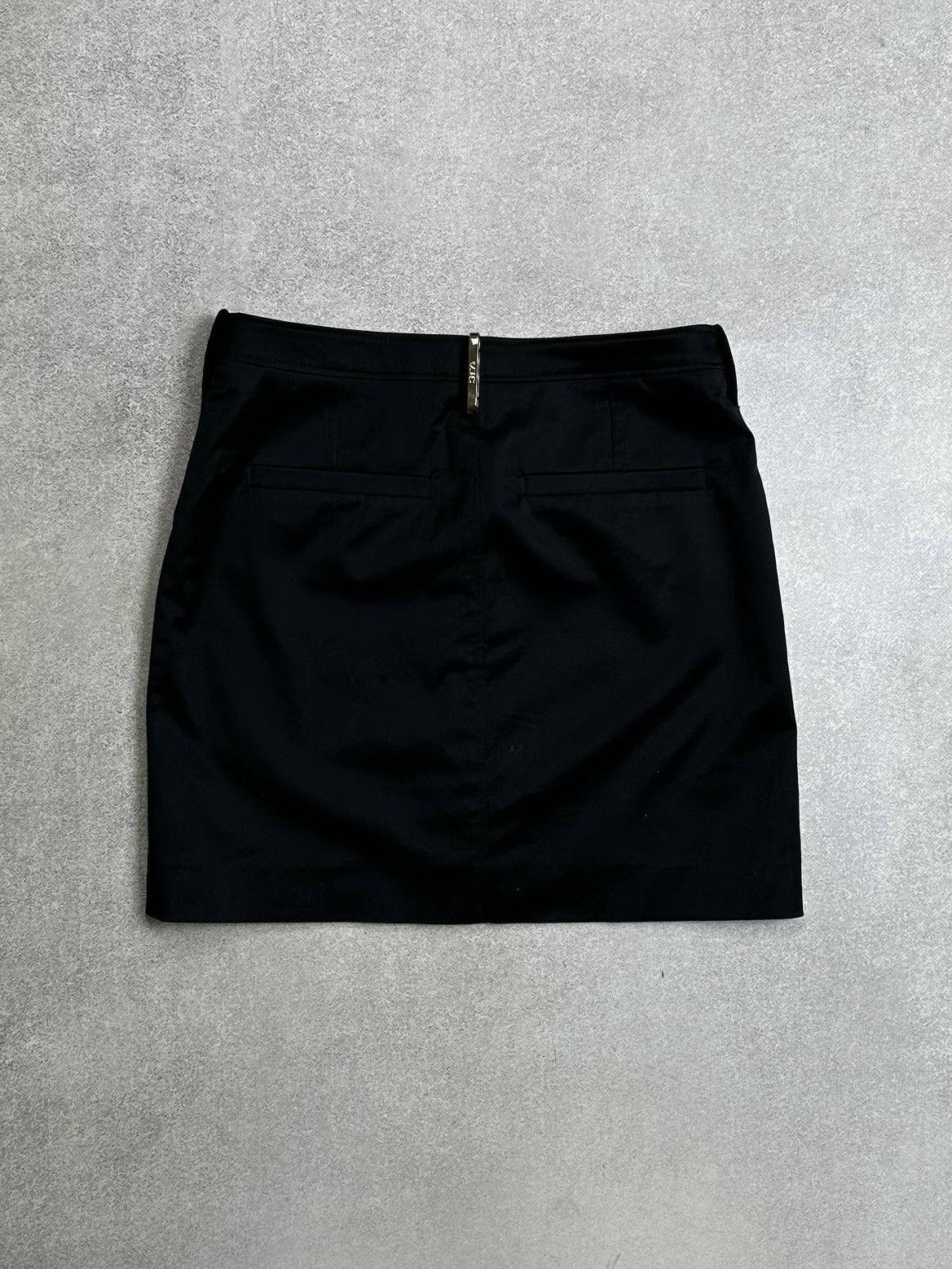 Versace VJC Versace Womans Midi Skirt Rare Black Size 27" / US 4 / IT 40 - 2 Thumbnail