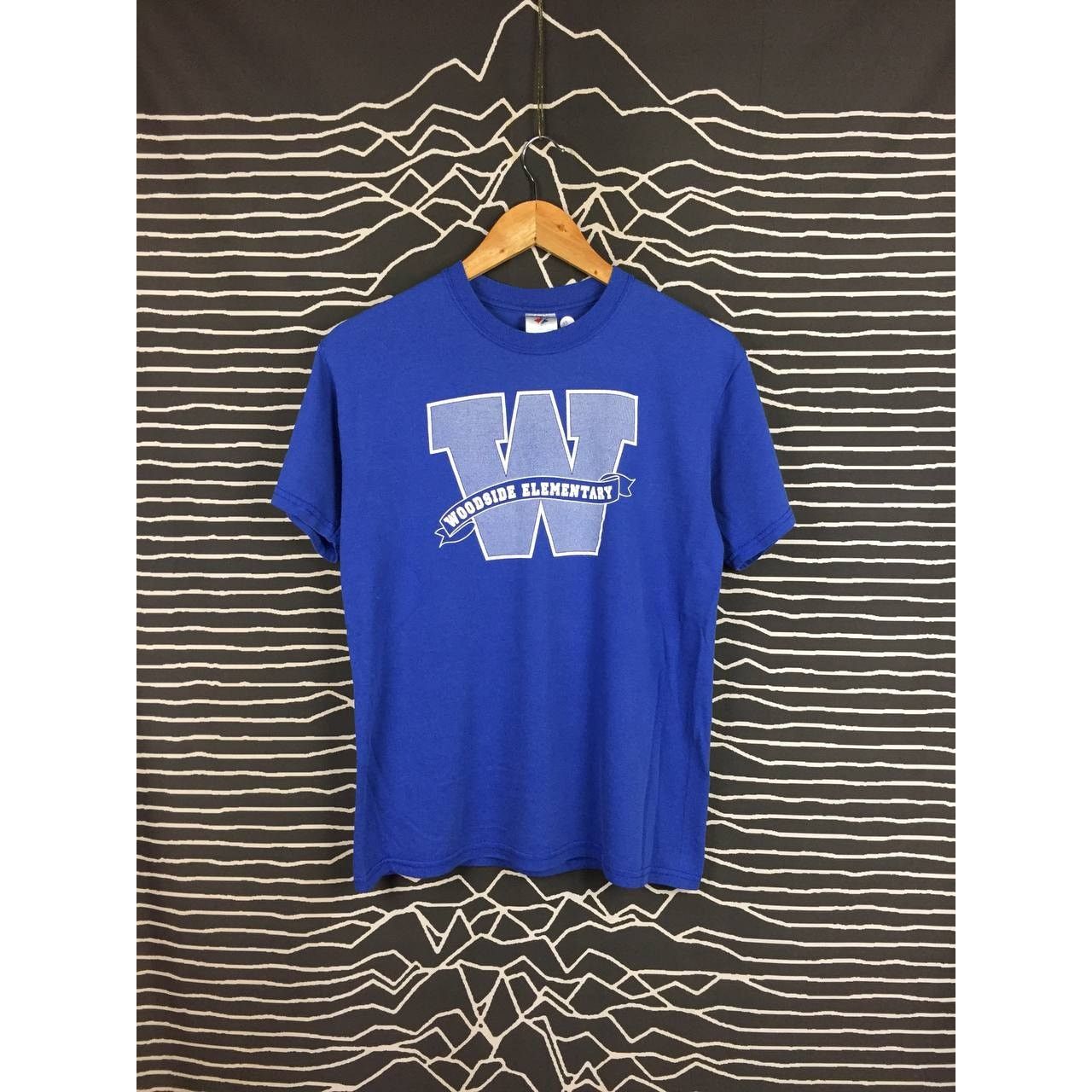 Jerzees × Vintage Vtg 50/50 Jerzees Woodside Elementary Big Logo Tee Size US S / EU 44-46 / 1 - 2 Thumbnail