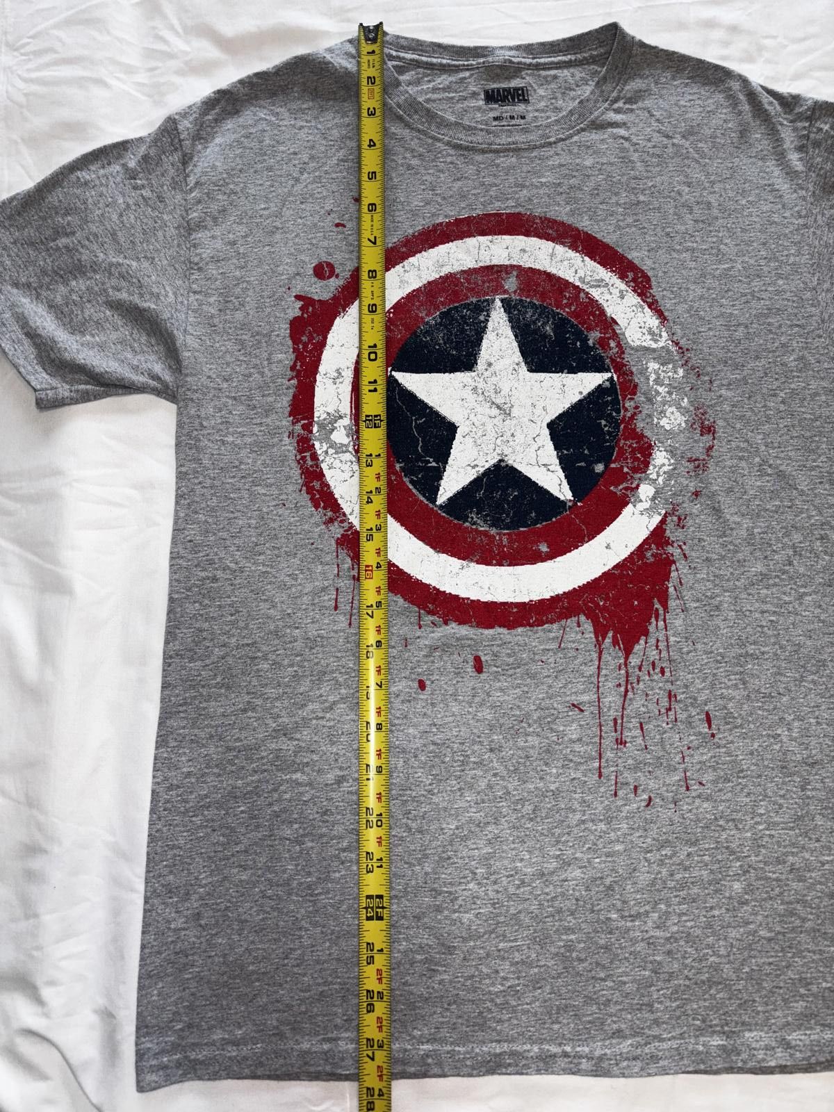 Marvel Comics Vintage Marvel Captain America Graphic medium T-Shirt - Gray Size US M / EU 48-50 / 2 - 6 Thumbnail