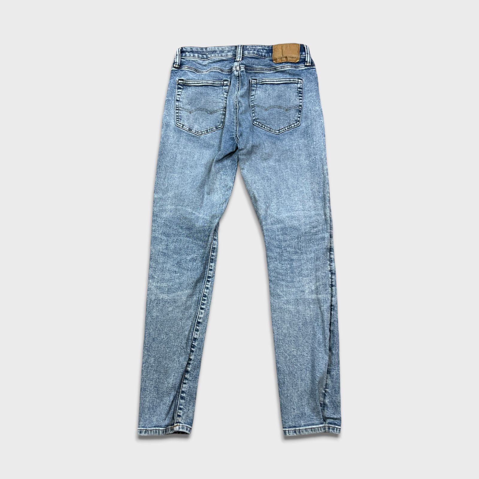 American Eagle Outfitters × Vintage American Eagle Jeans 30x30 Air Flex Slim Faded Denim Pants Size US 30 / EU 46 - 5 Thumbnail