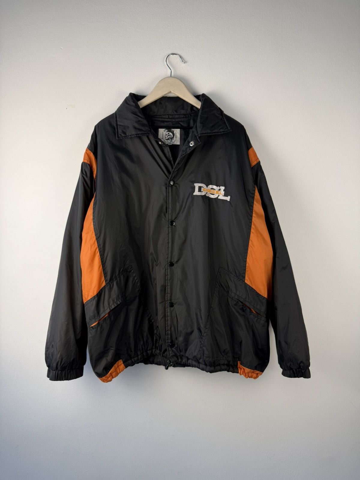 Diesel Diesel Vintage Big Logo Black Jacket Size US XXL / EU 58 / 5 - 1 Thumbnail