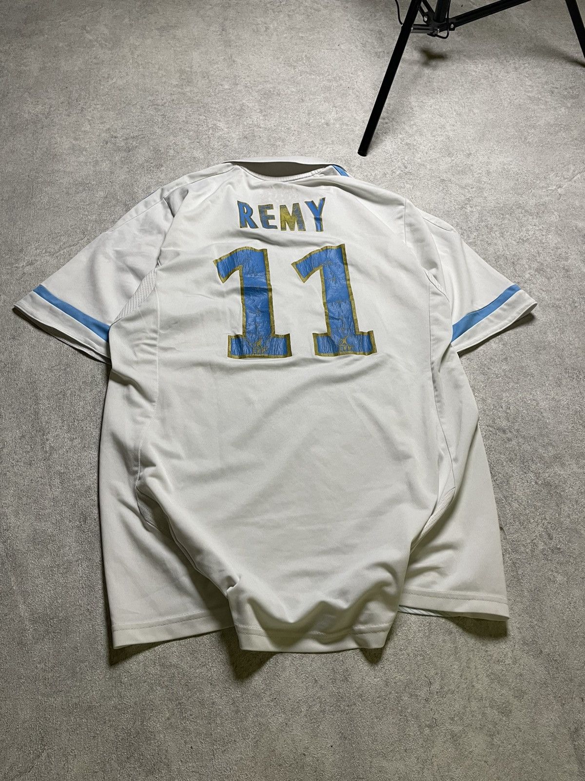 Adidas Olympique Marseille 2010/11 Home Jersey – Rémy SOCCER JERSEY Size US L / EU 52-54 / 3 - 22 Thumbnail