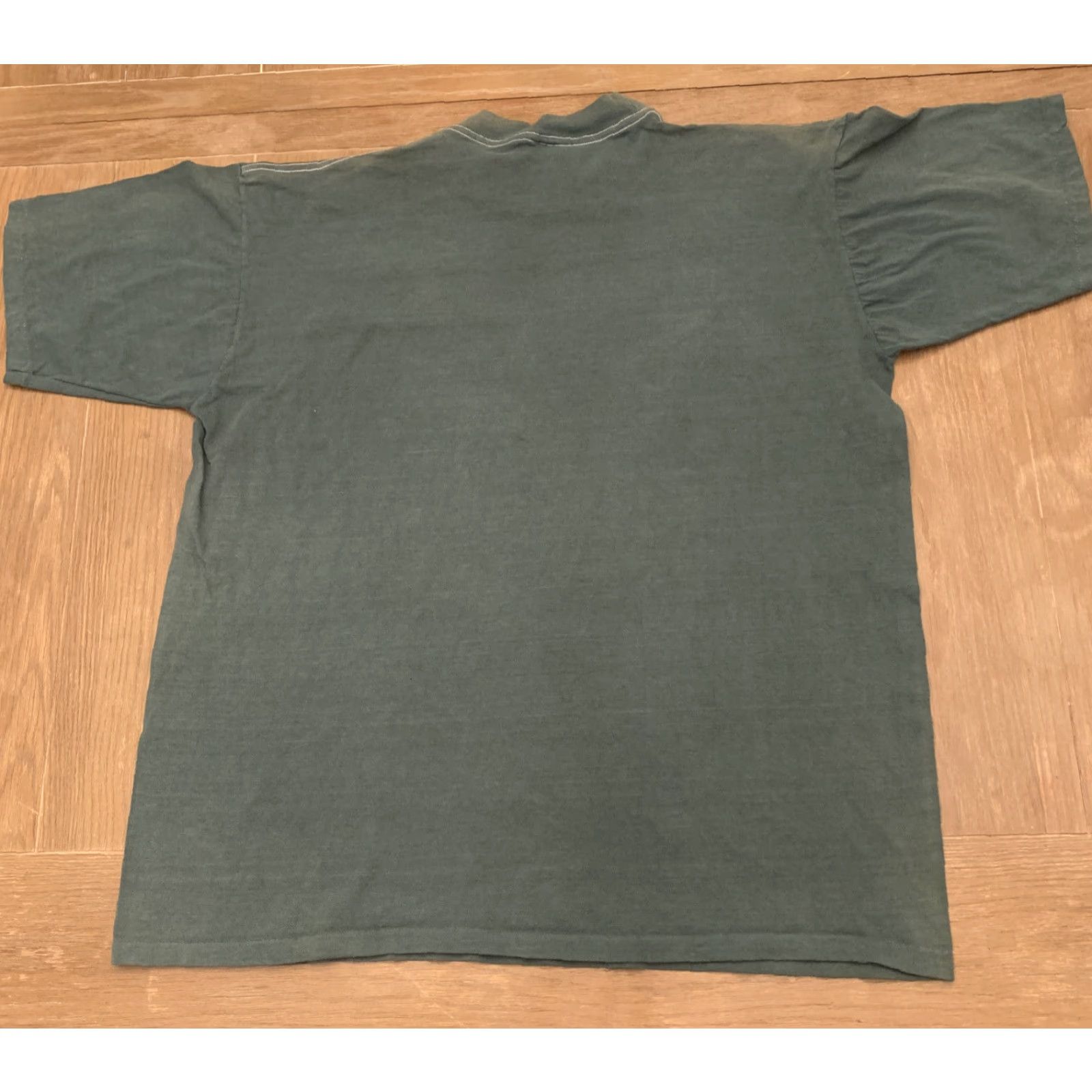 Vintage VINTAGE 80s Hollywood Beach Florida T-Shirt Adult XL Green Single Stitch USA Embroidered College Ware 80s Men Shirts Size US XL / EU 56 / 4 - 5 Thumbnail