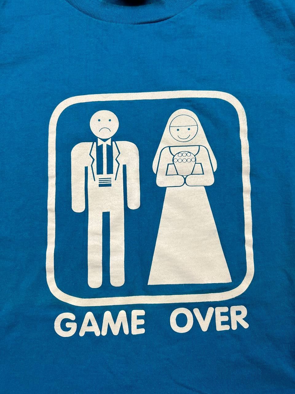 Vintage Vintage Game Over Tee Humor Merch T-Shirt Streetwear Size US M / EU 48-50 / 2 - 3 Thumbnail