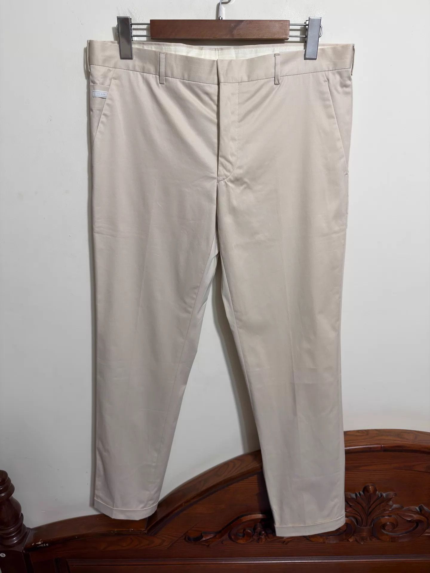 Prada Beige Casual Pants Size 34 Size US 34 / EU 50 - 1 Thumbnail