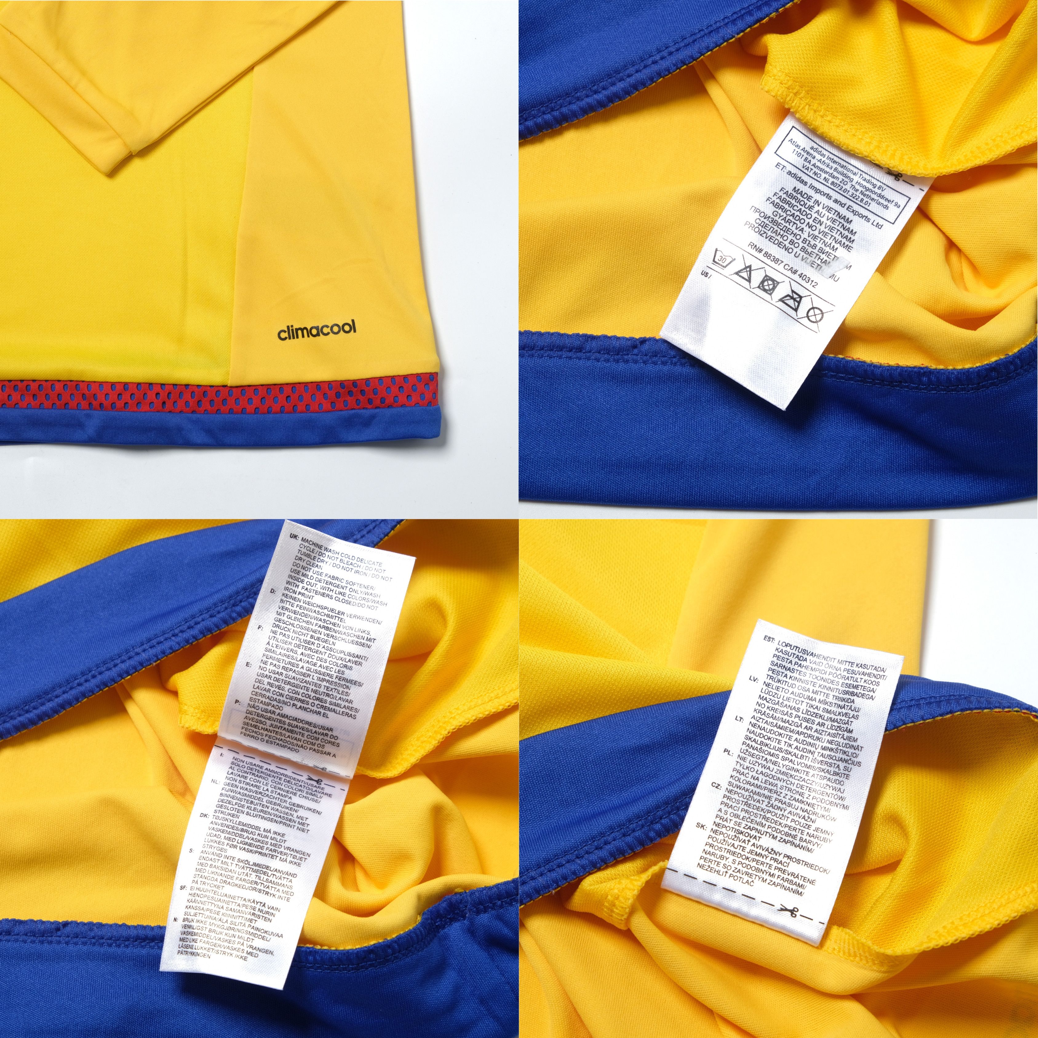 Adidas 2014 Romania World Cup Qualifier Home Shirt Adidas (S) Size US S / EU 44-46 / 1 - 5 Thumbnail