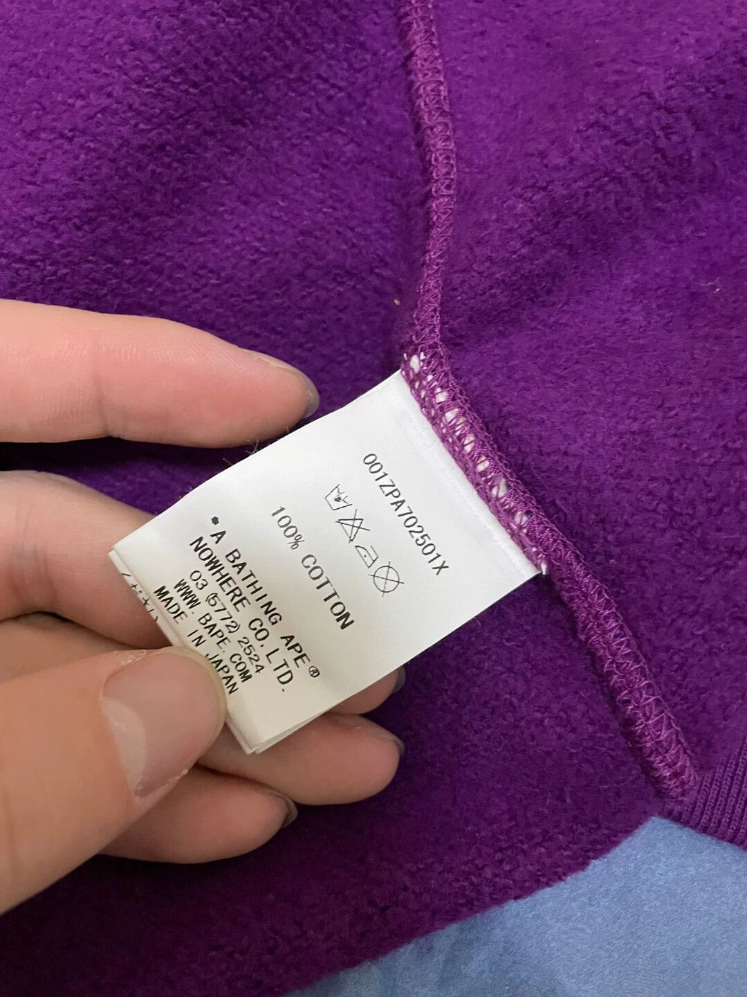 Bape BAPE Purple Shark Hoodie Women's S (Fit Small) New with Tags Size US S / EU 44-46 / 1 - 5 Thumbnail