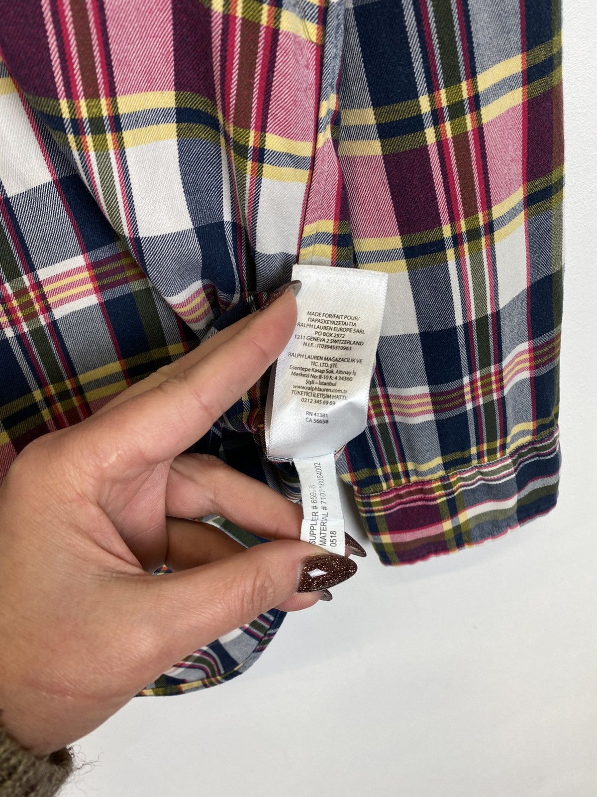 Polo Ralph Lauren RL Ralph Lauren Y2K Plaid Shirt Buttons-Up Long Sleeve 90’s Size US L / EU 52-54 / 3 - 10 Thumbnail