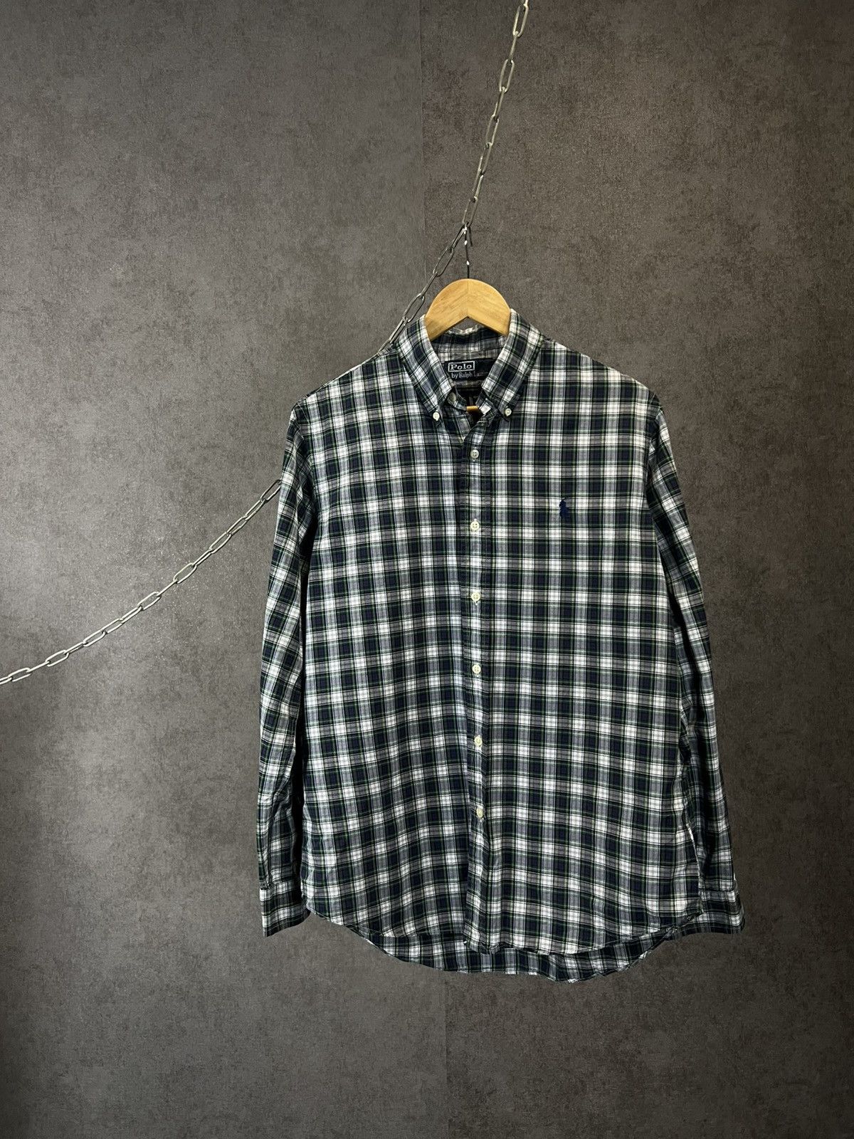 Polo Ralph Lauren Polo Ralph Lauren vintage designer logo shirt Size US M / EU 48-50 / 2 - 1 Thumbnail