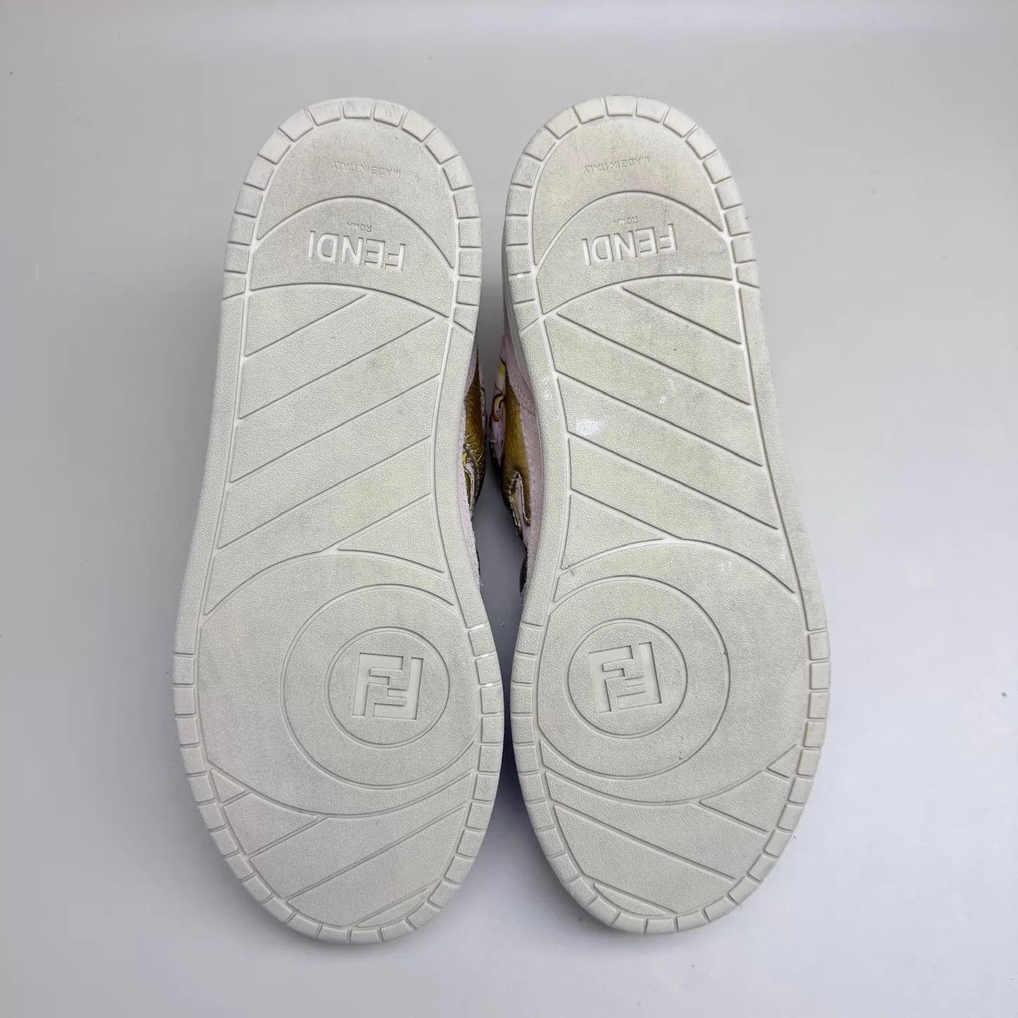 Fendi Fendi Match Pink Gold All-Over Print Sneakers 38 99 New Size US 7.5 / IT 37.5 - 6 Thumbnail