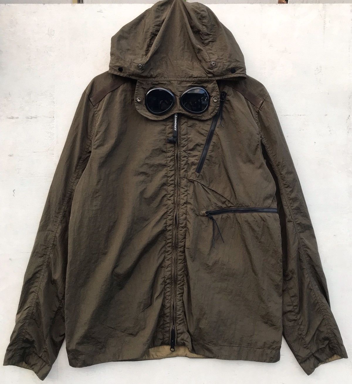 C.P. Company Designer C.P Company Google Jacket Full Zip Hoodie Grailed